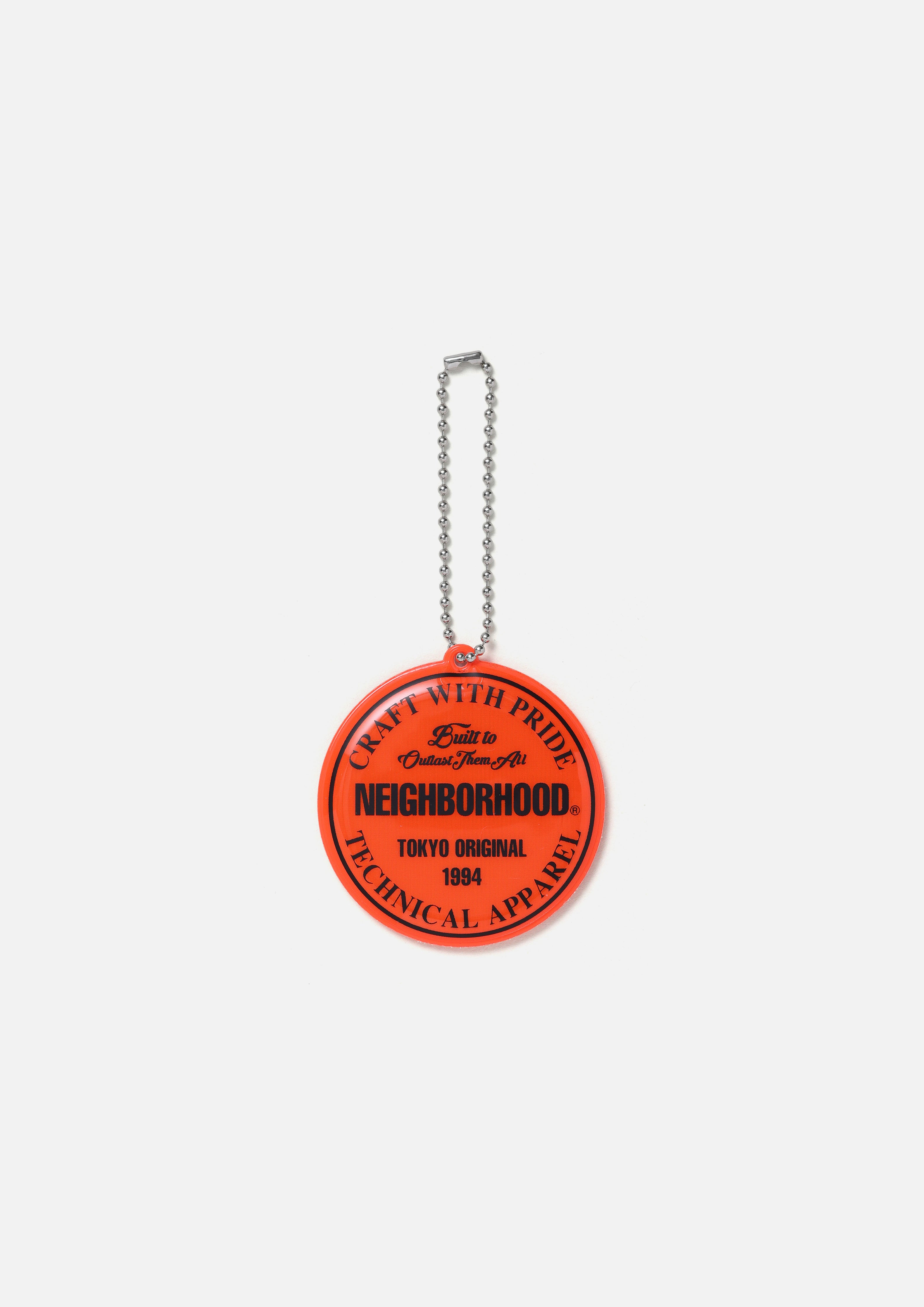 Neighborhood Reflective Charm Anhänger Orange PVC Reflektor