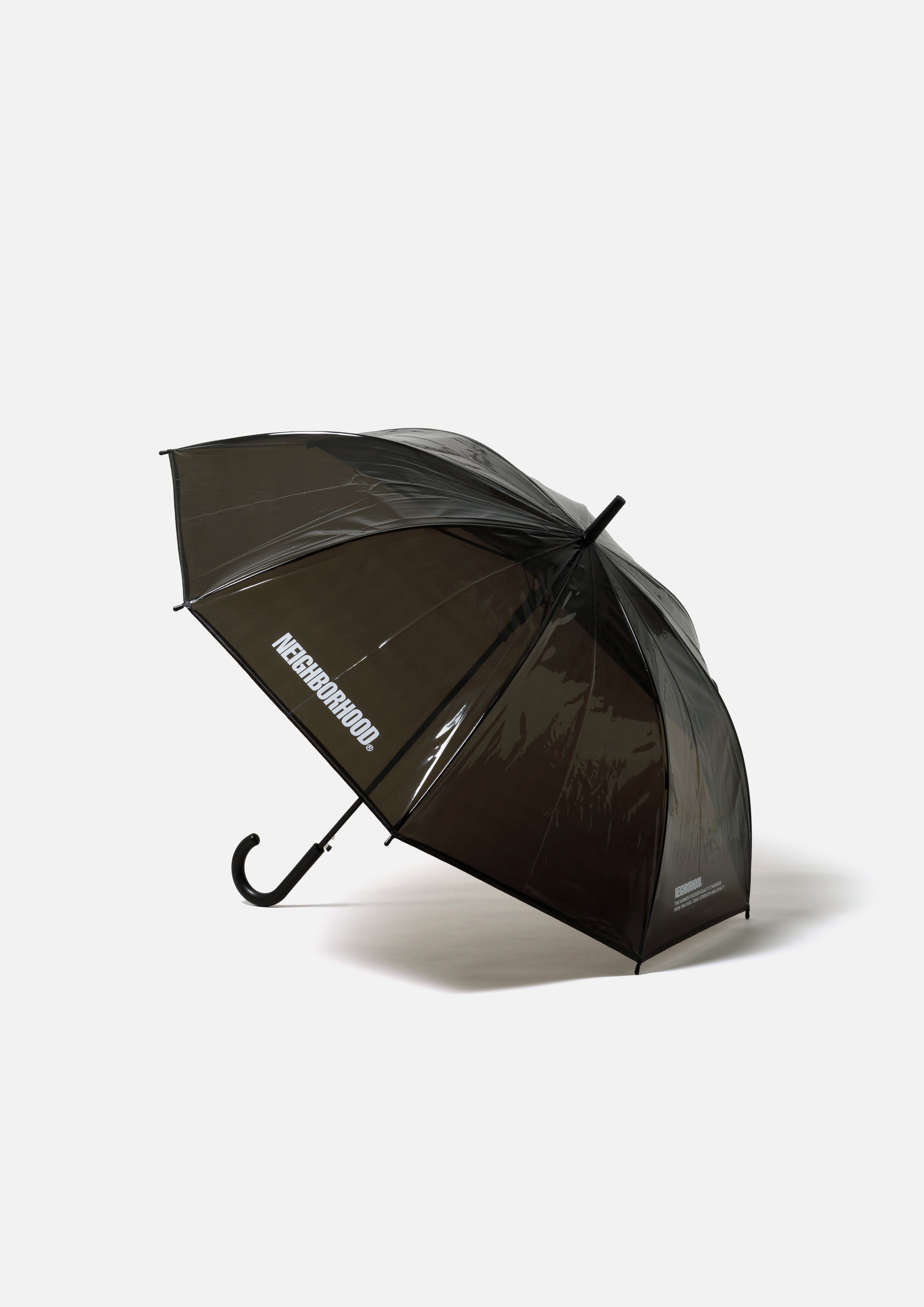 Neighborhood Logo Umbrella Regenschirm Schwarz mit Logo-Print