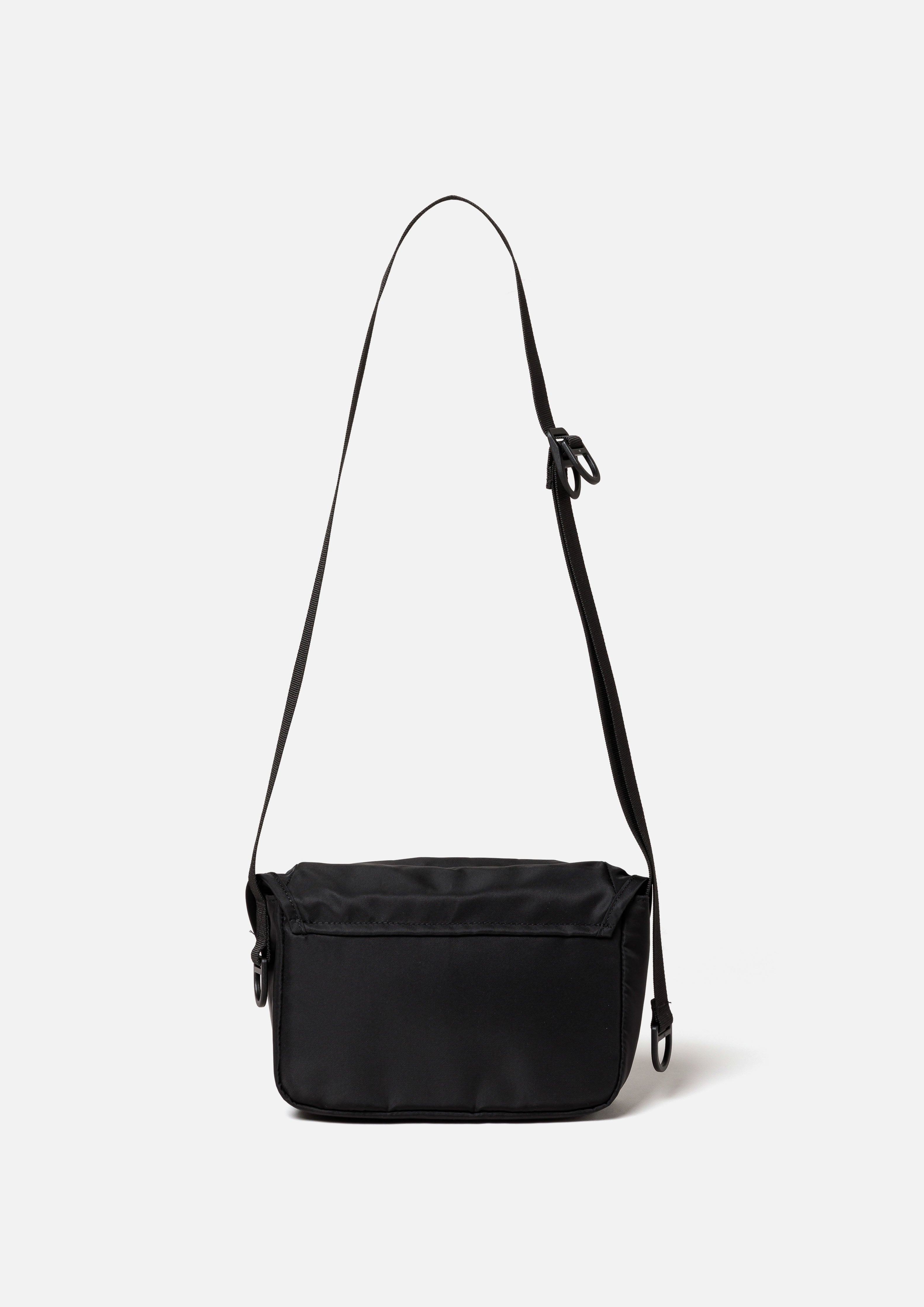 Neighborhood NH x Baicyclon Flap Umhängetasche Schwarz Nylon