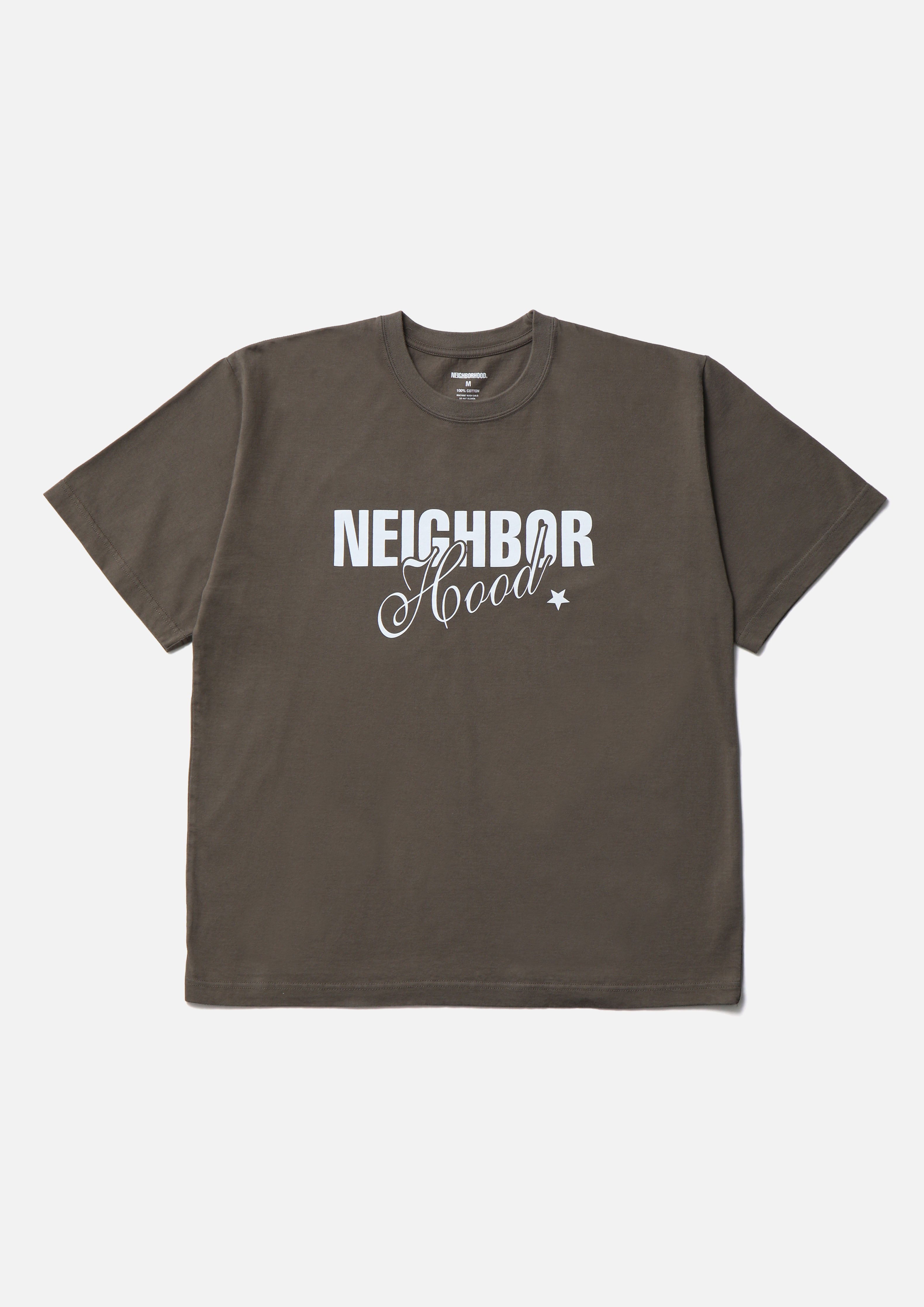 Neighborhood NH Tee SS-9 T-Shirt Braun M Baumwolle
