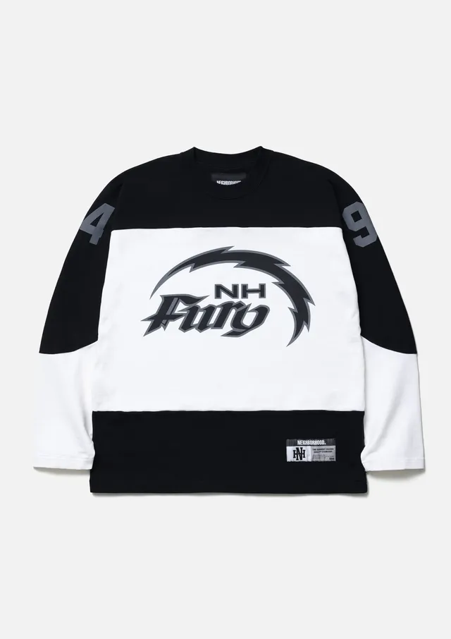 Neighborhood Hockey Shirt T-Shirt weiß Baumwolle bedruckt