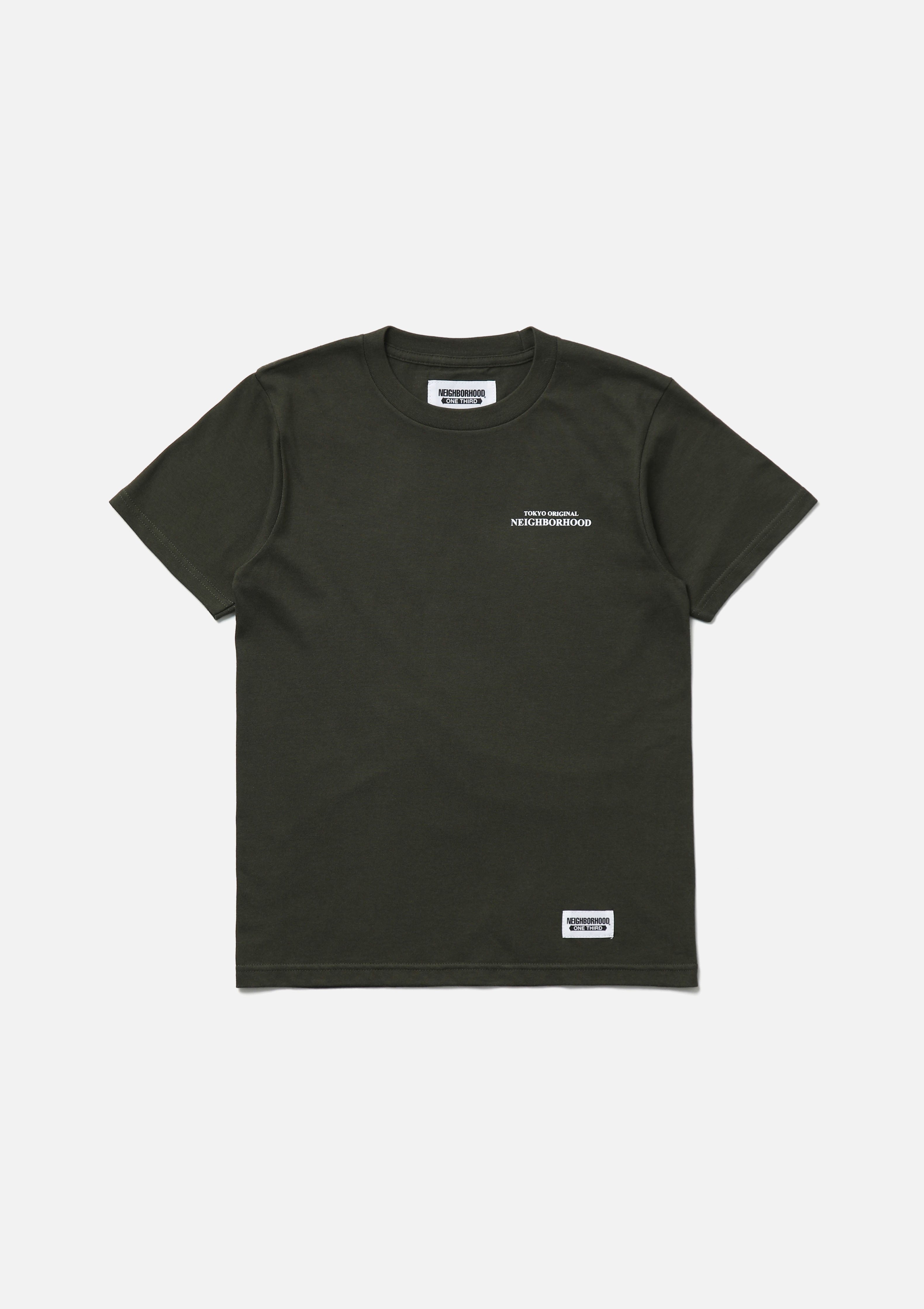 Neighborhood OT Tee SS-7 Kinder T-Shirt Grau Heavyweight