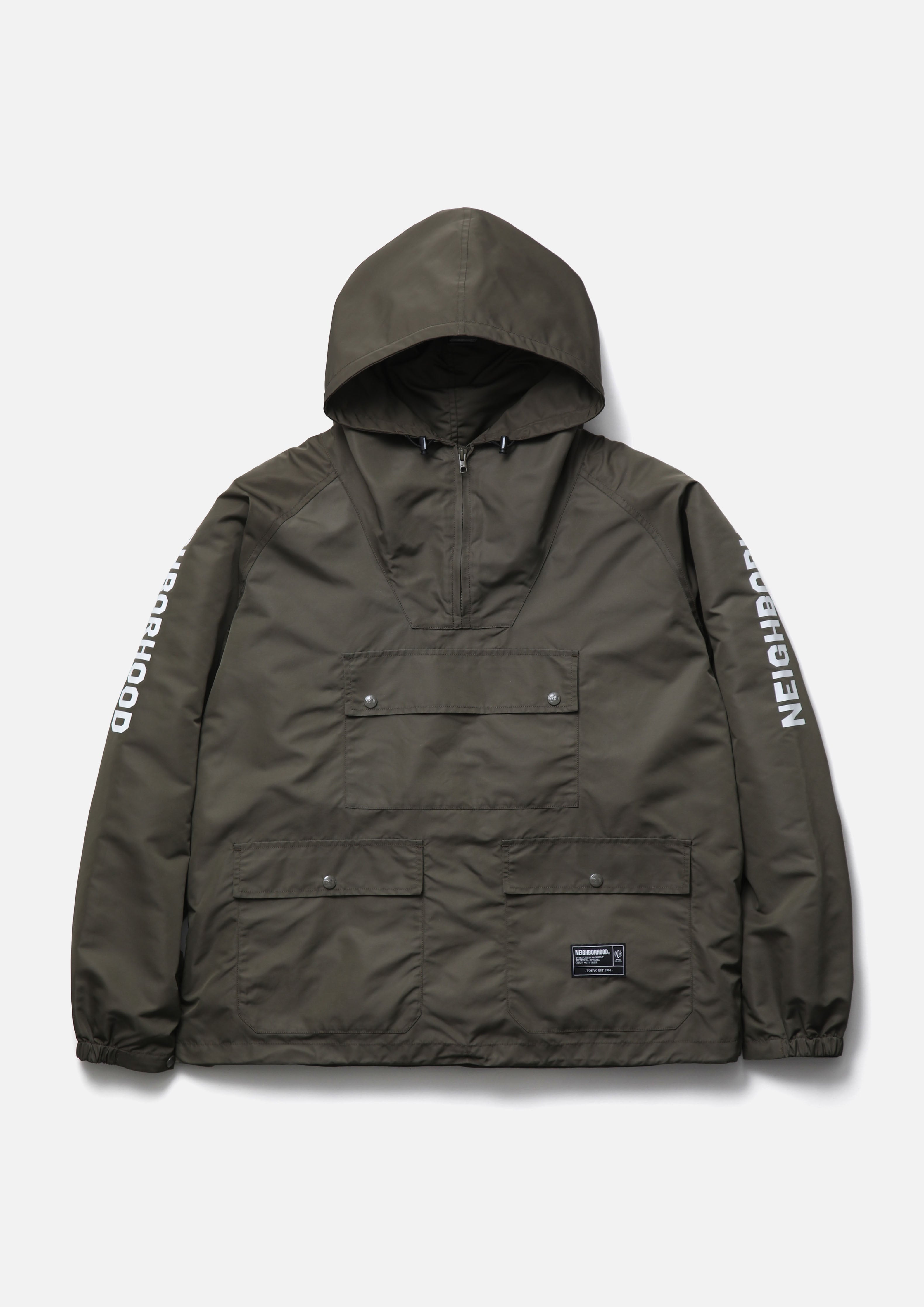Neighborhood Jackets Anorak Jacket Nylon Schwarz M