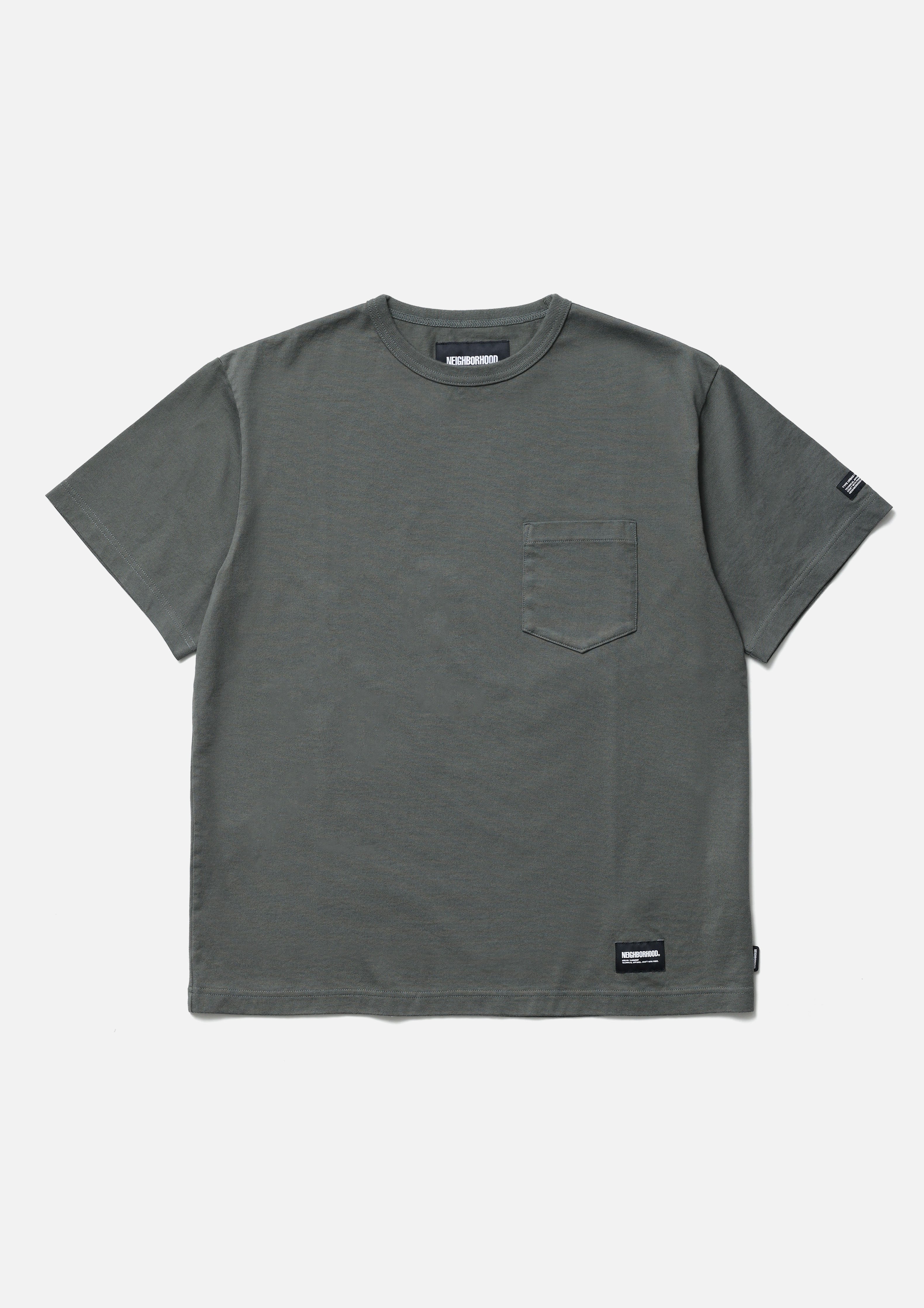 Neighborhood Classic Crewneck T-Shirt Schwarz