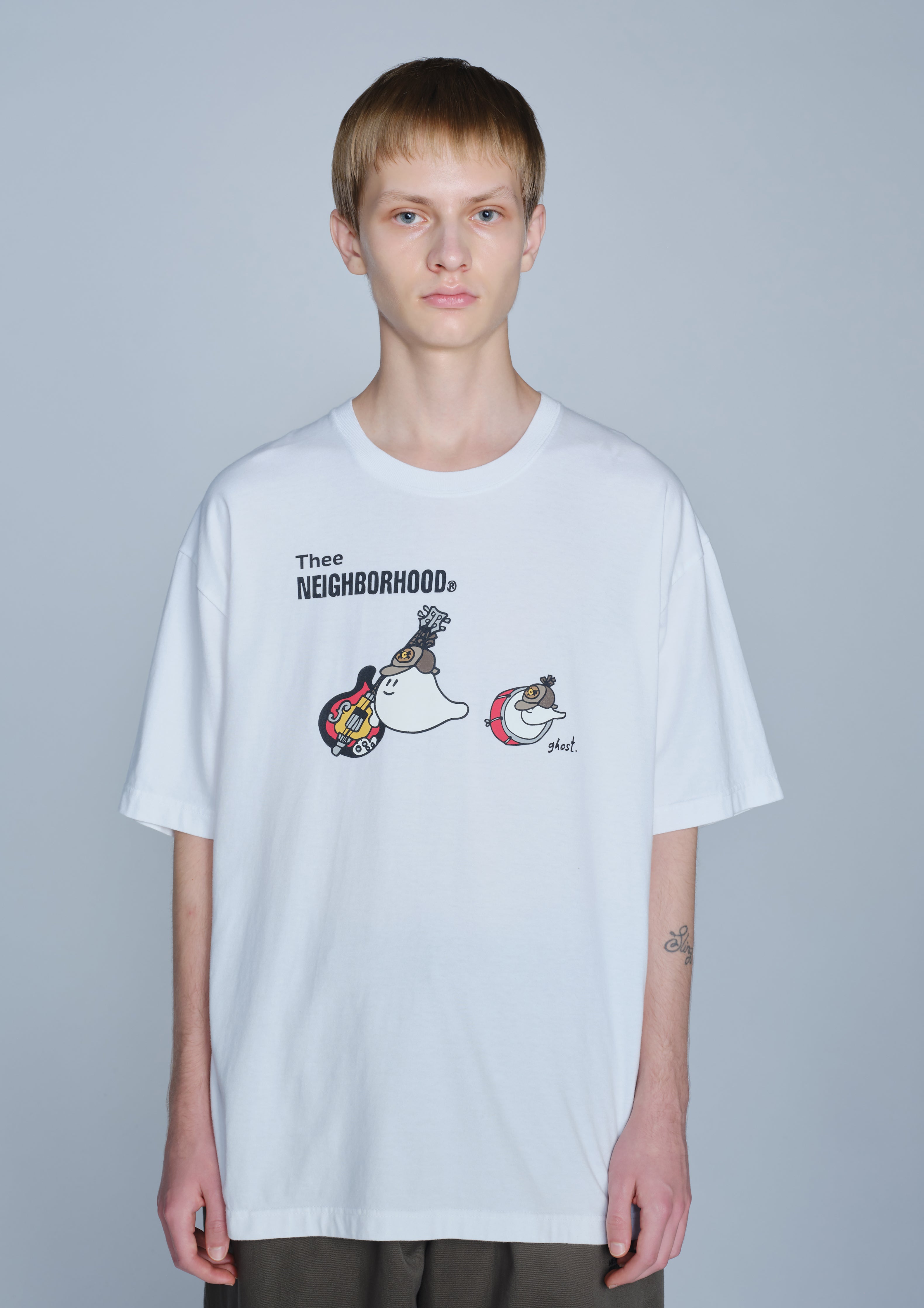 Neighborhood NH Tee SS-5 T-Shirt Weiß Baumwolle