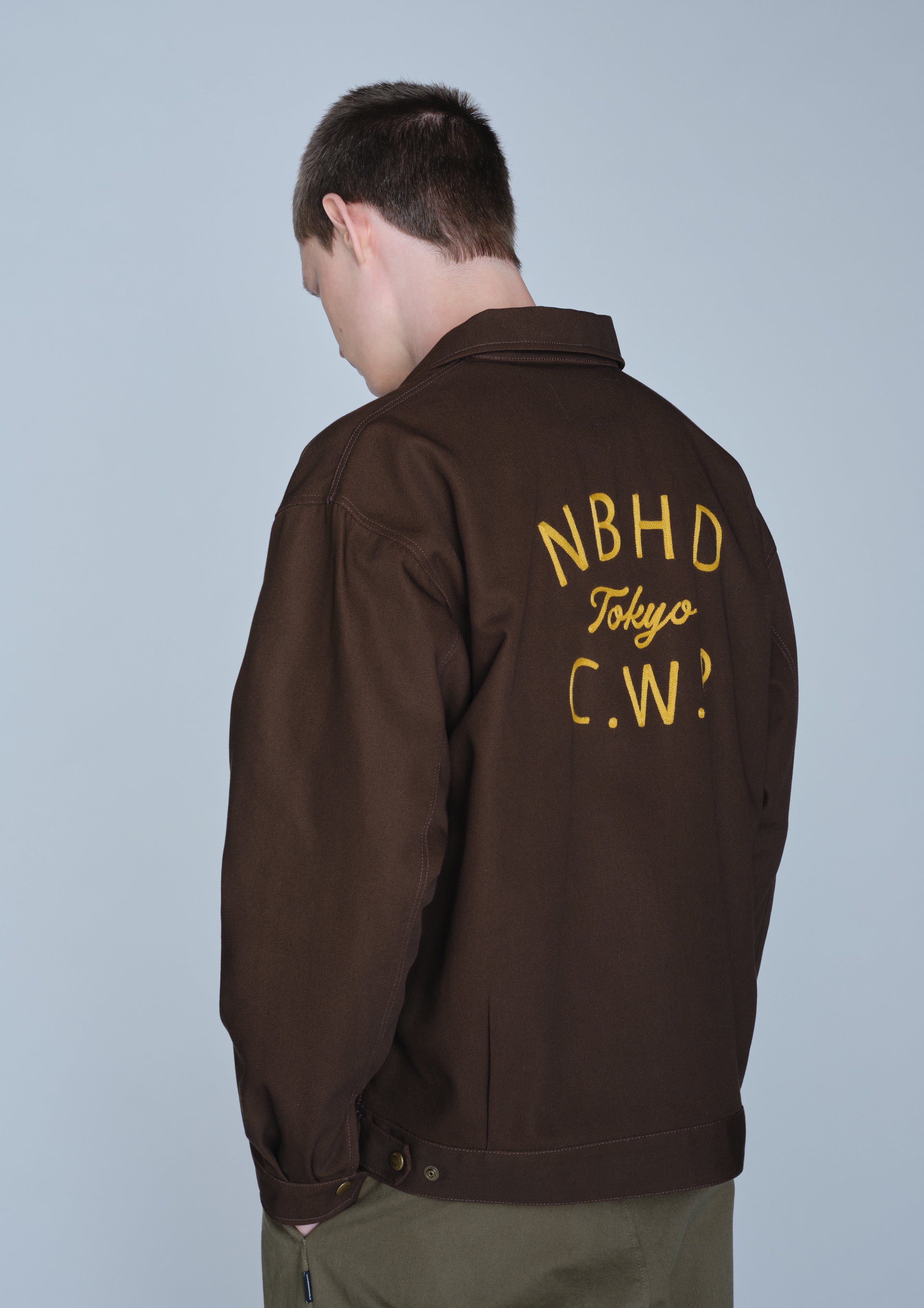 Neighborhood Zip Work Jacket-1 Arbeitsjacke Braun Gr.M