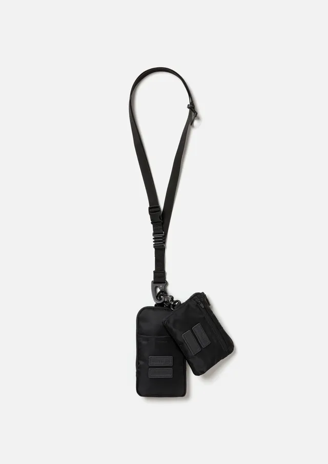 Neighborhood Combo Shoulder Umhängetasche Black Nylon