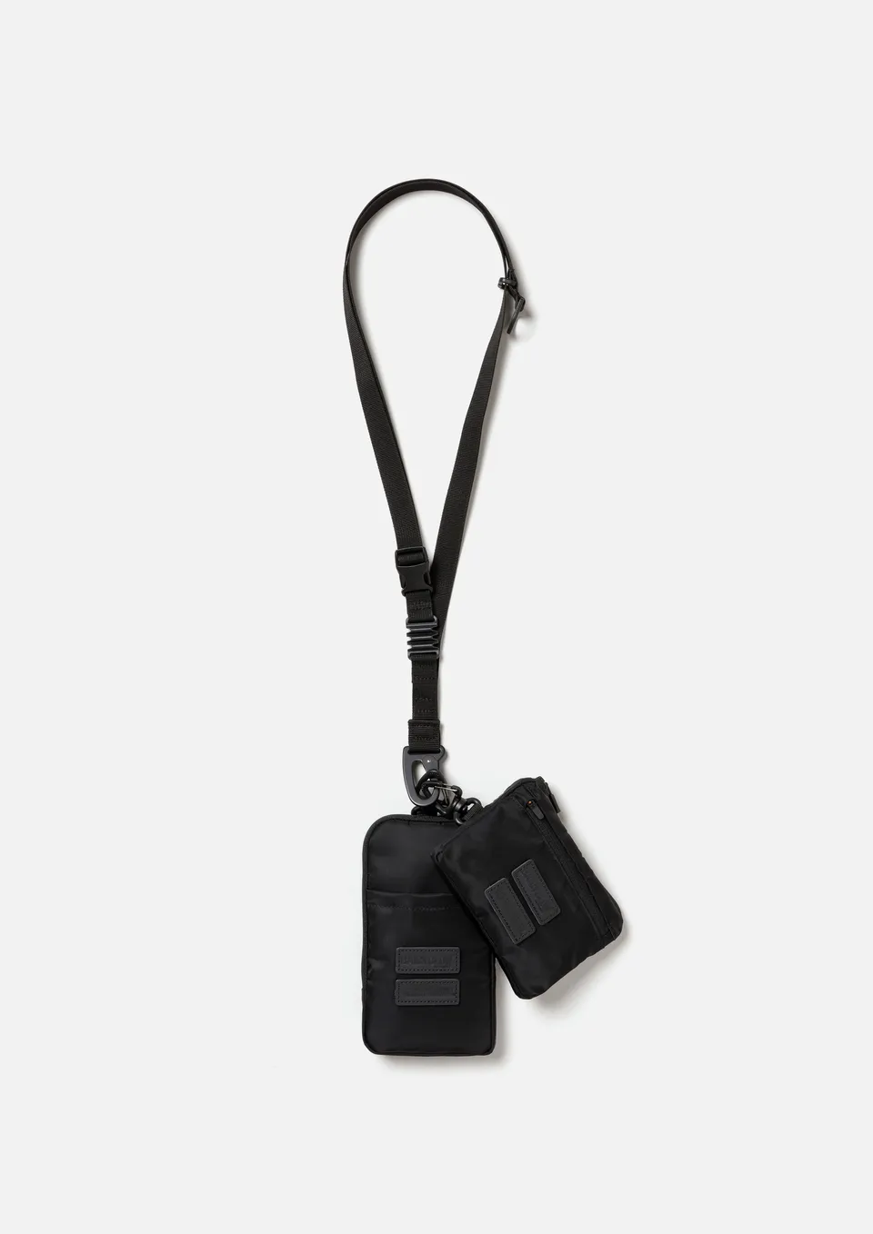 Neighborhood Combo Shoulder Umhängetasche Black Nylon