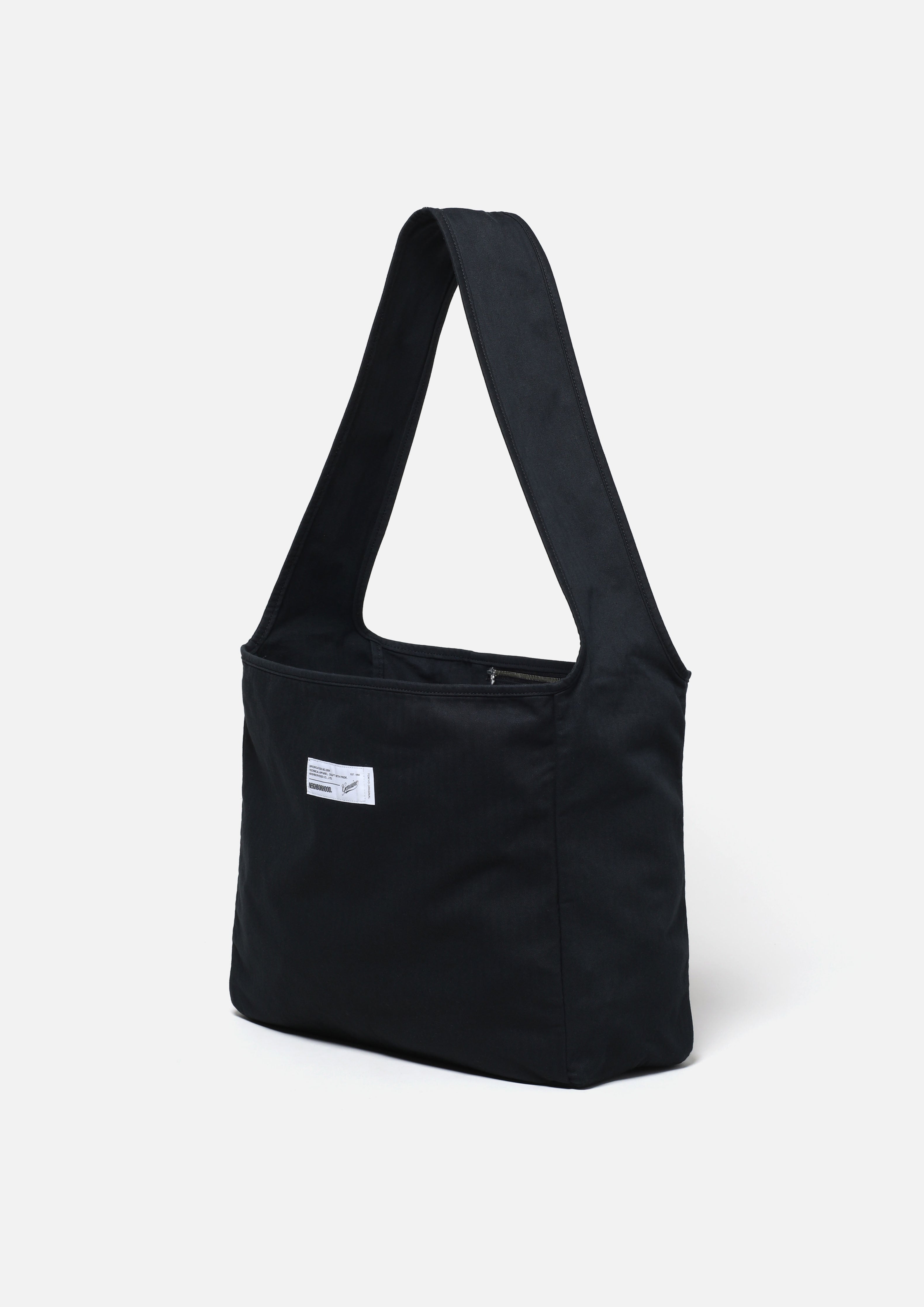 Neighborhood HBT Newspaper Bag Tasche Schwarz Fischgrät