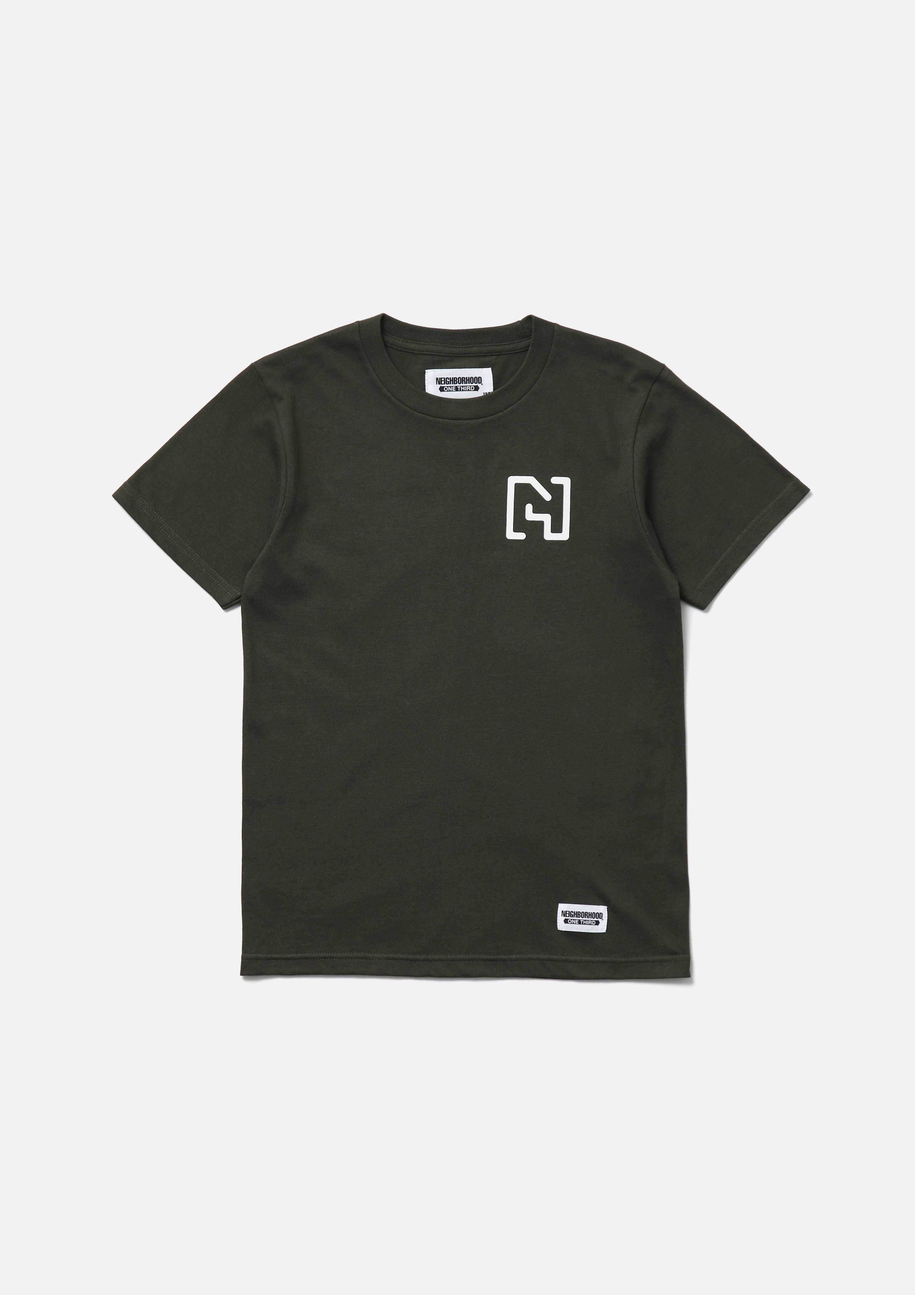 Neighborhood OT Tee SS-1 Kinder T-Shirt Schwarz Print