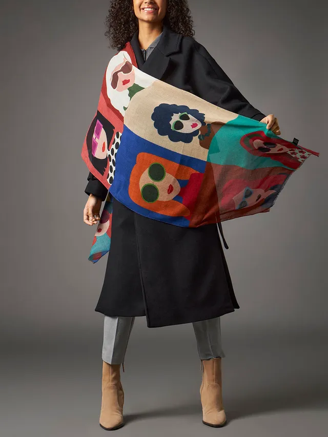 Barbieri Fashion Schal Wolle elegant Made in Italy
