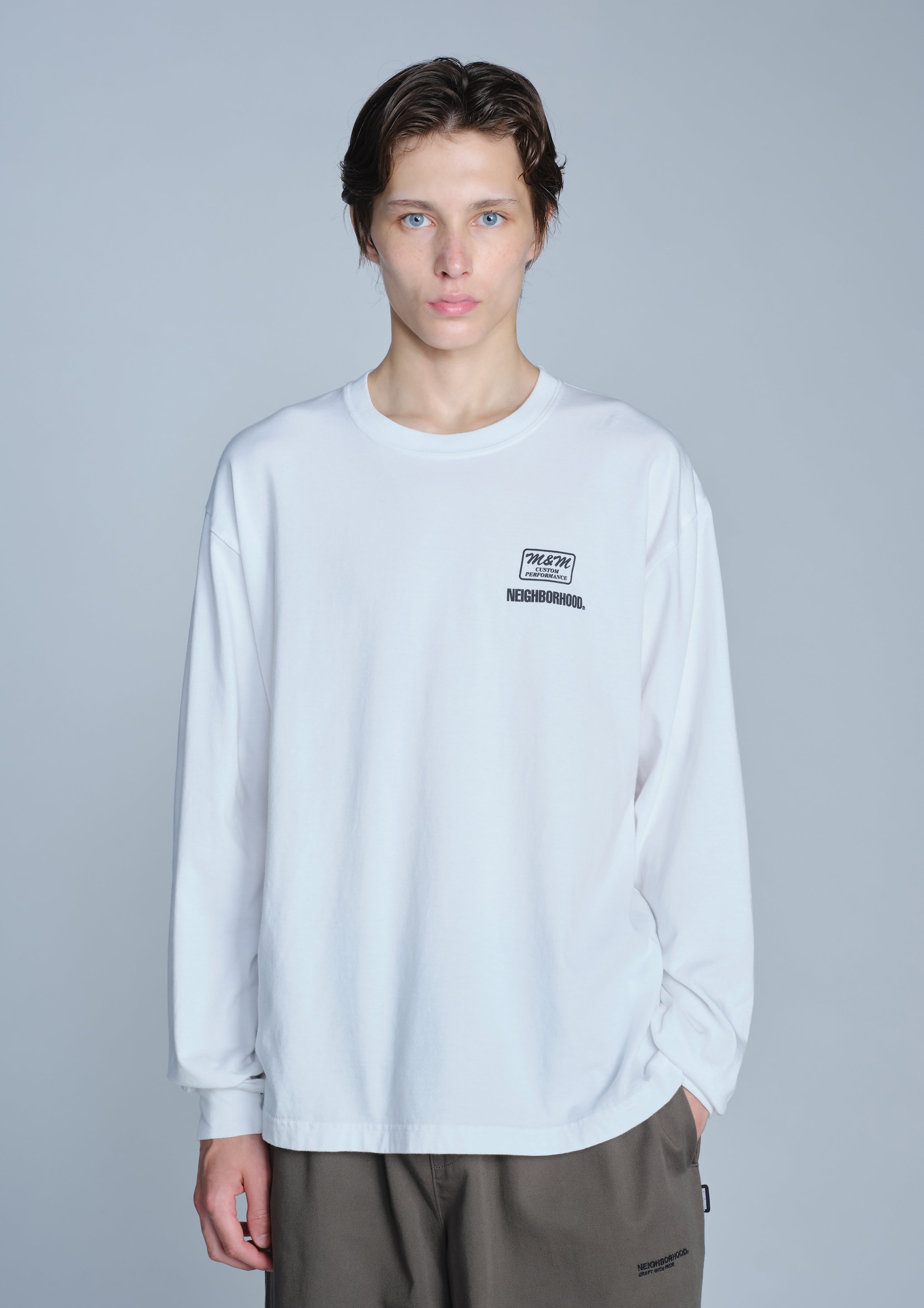 Neighborhood NH x M&M Tee LS Longsleeve Schwarz Print