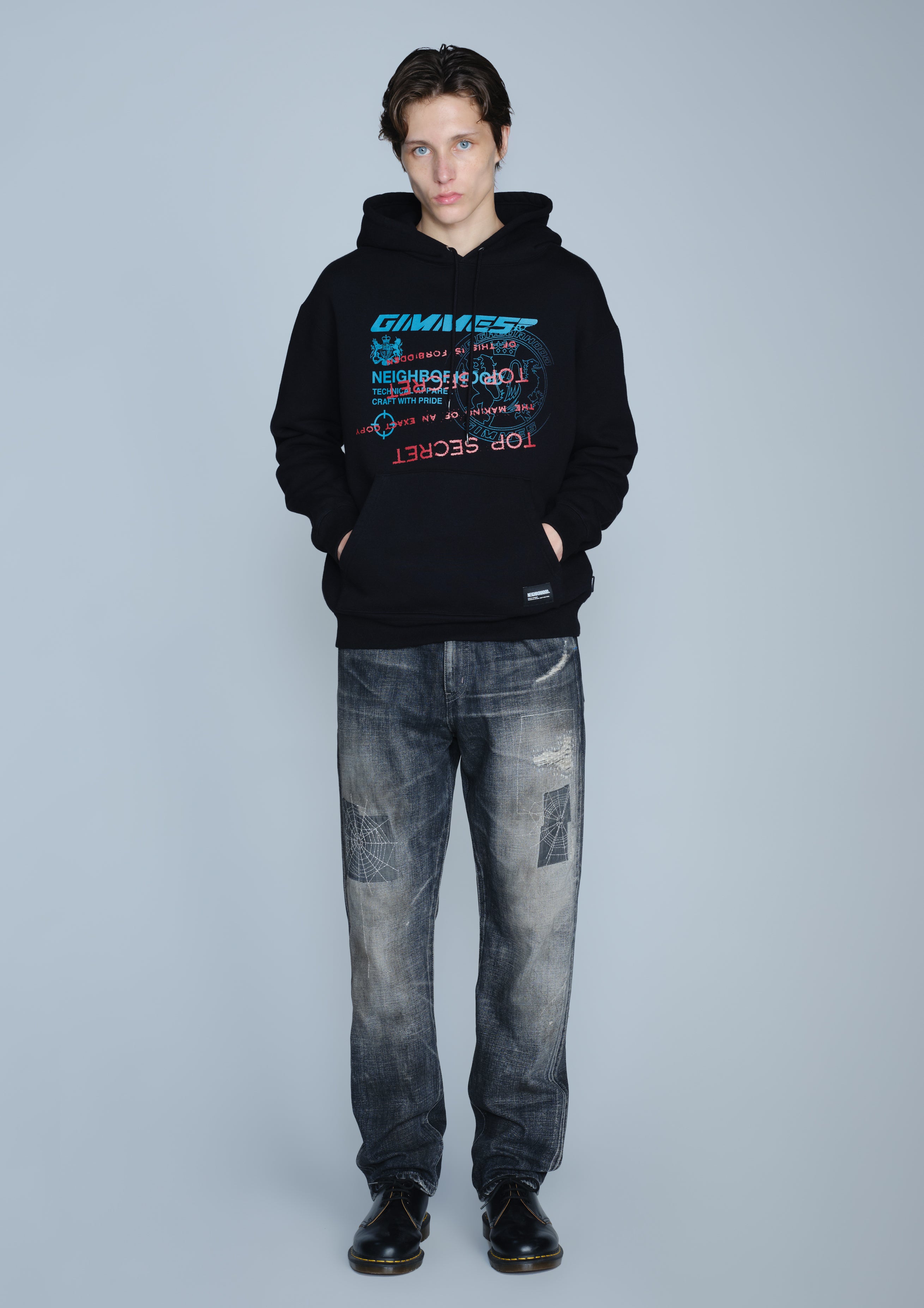 Neighborhood x Gimme Five Sweat Hoodie Schwarz