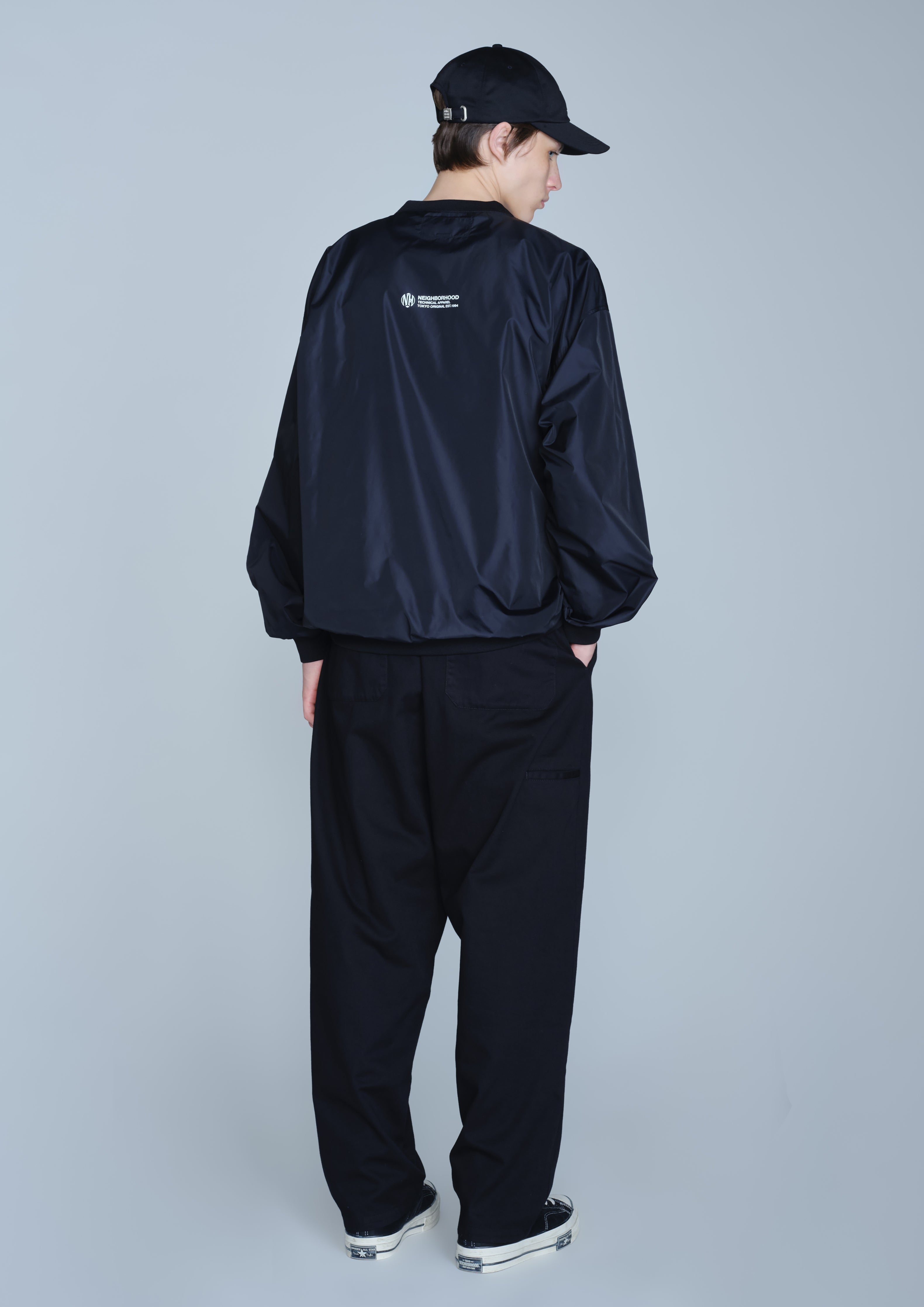 Neighborhood Pullover Shirt LS Hemd Schwarz