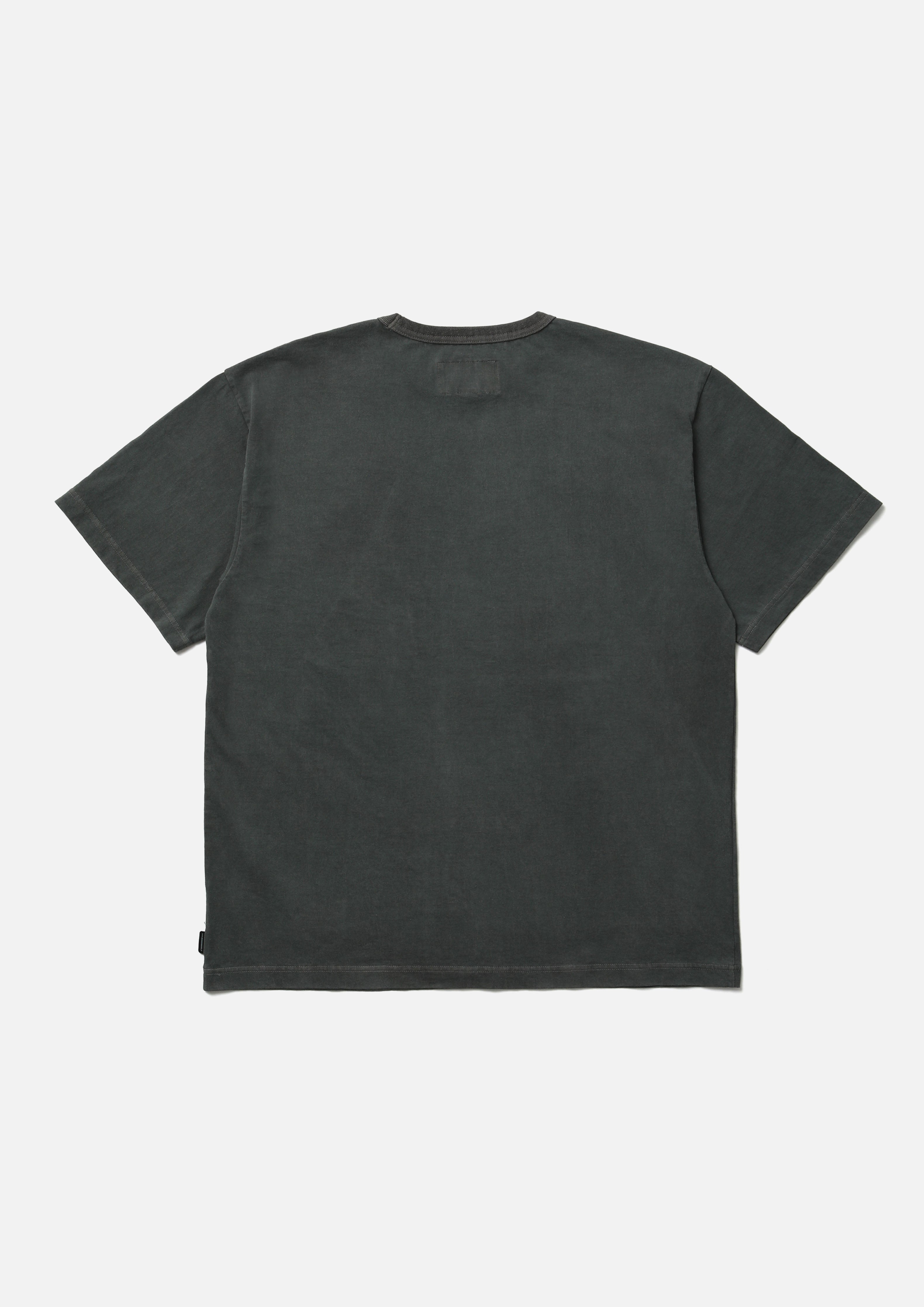 Neighborhood Pigment Crewneck SS T-Shirt Orange Kurzarm Stick
