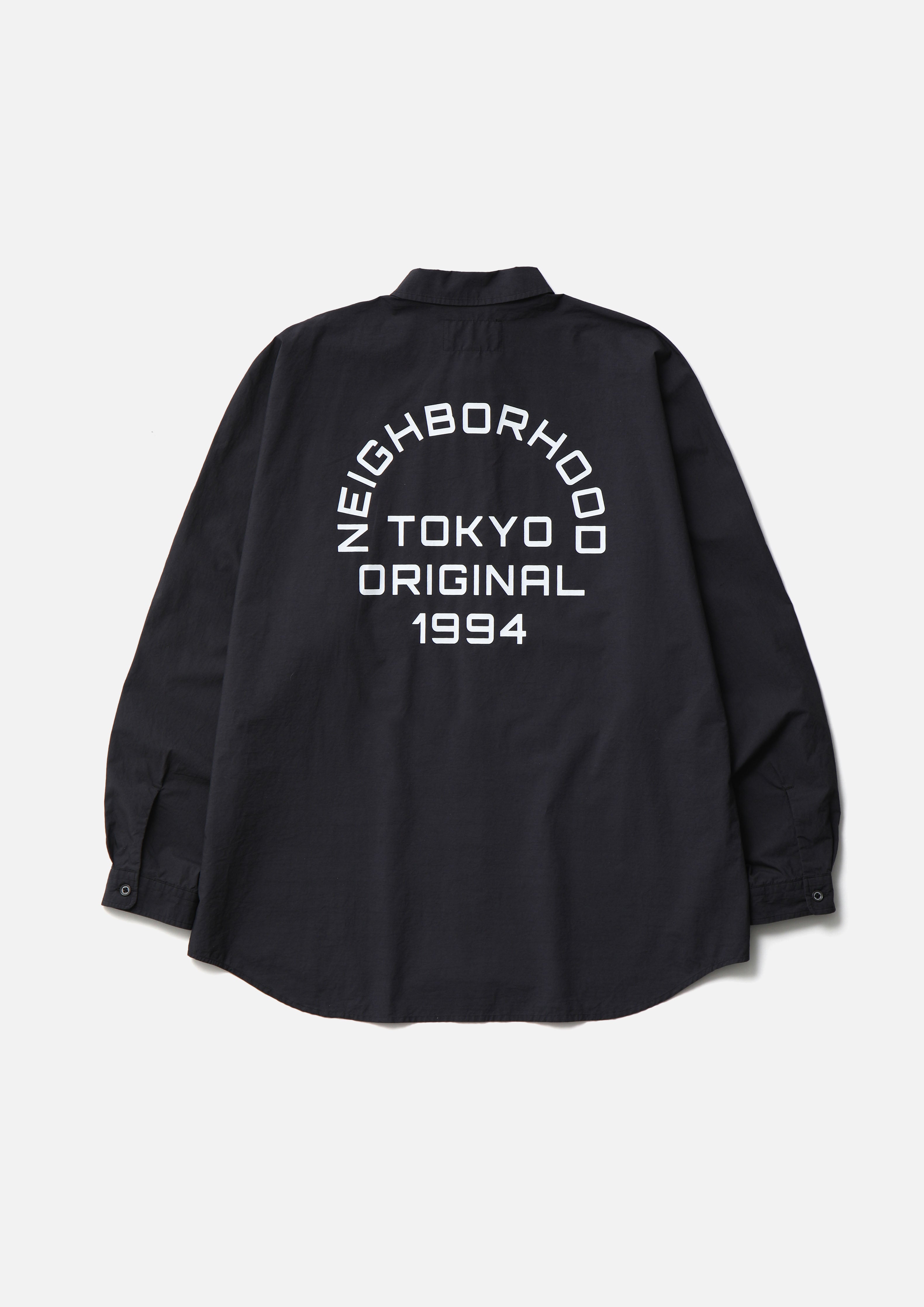 Neighborhood Dolman Sleeve Shirt LS Hemd Weiß Baumwolle
