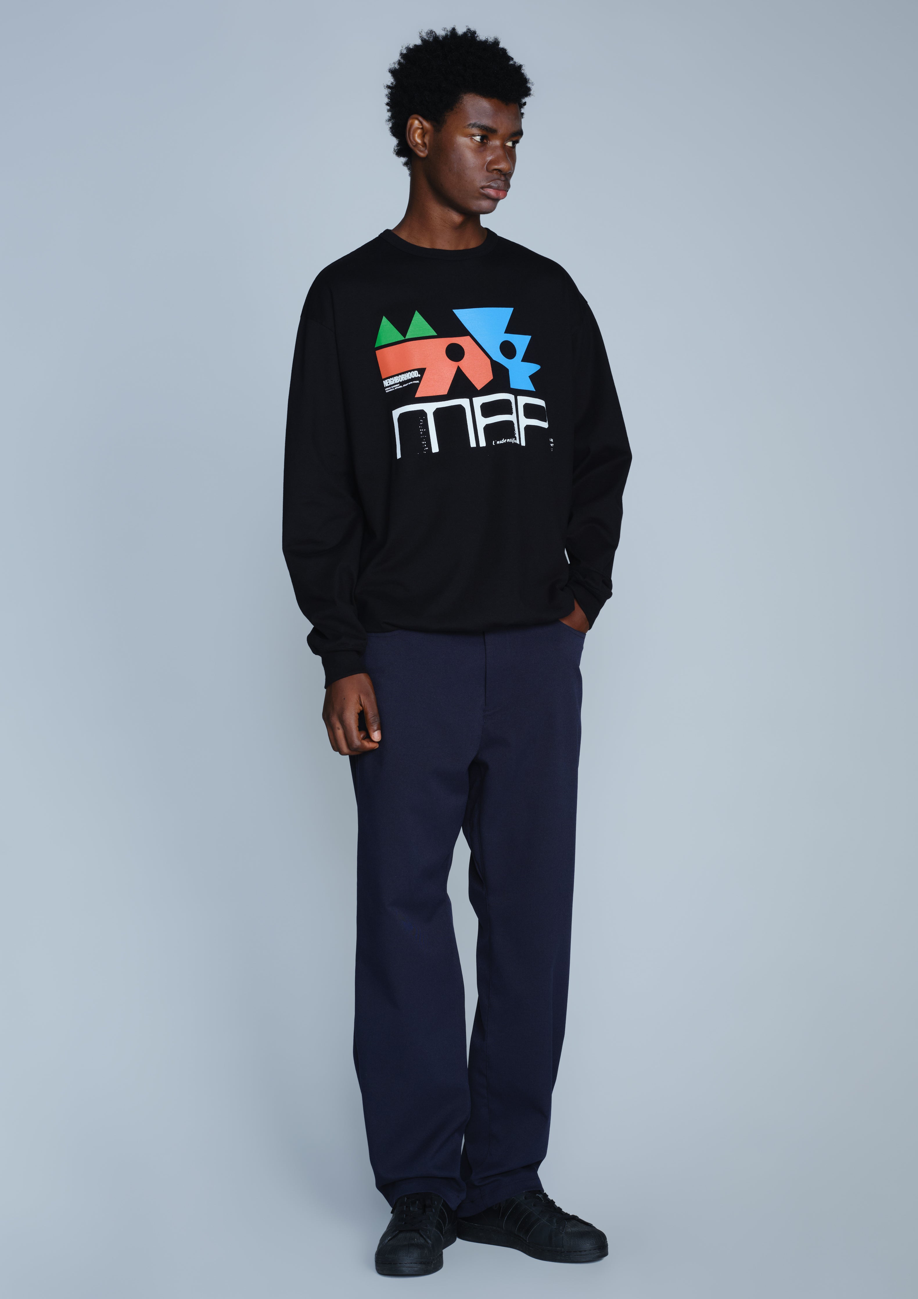 Neighborhood Bottoms Comfort Gusset Pants Schwarz M