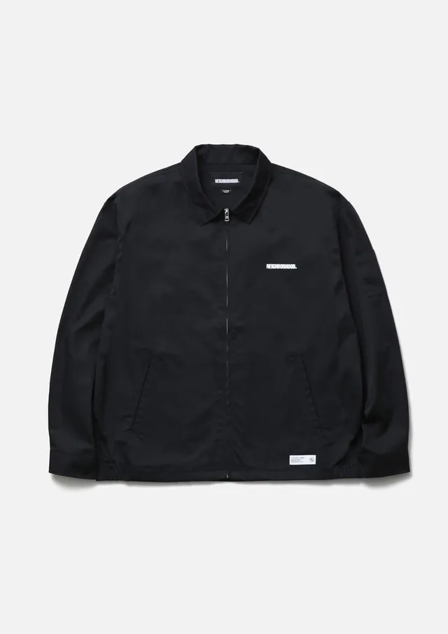 Neighborhood Zip Work Jacket-2 Jacke Schwarz M T/C-Twill