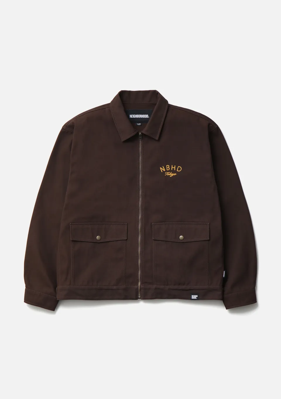 Neighborhood Zip Work Jacket-1 Arbeitsjacke Braun Gr.M