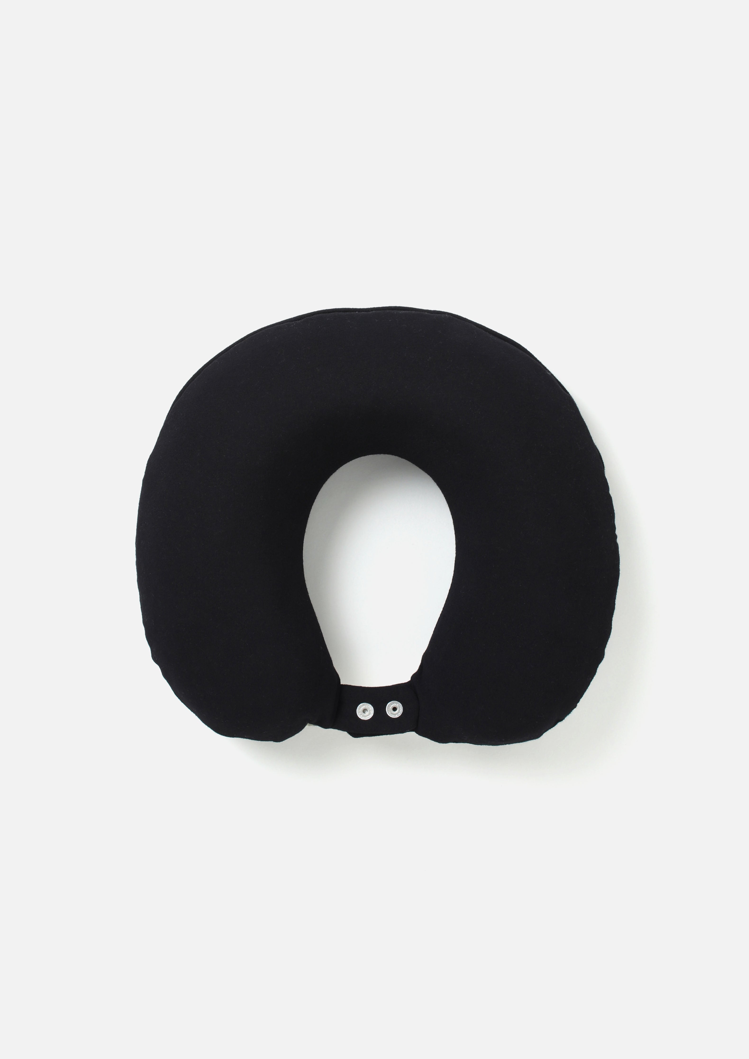 Neighborhood Logo Neck Pillow Nackenkissen Schwarz One Size Baumwolle