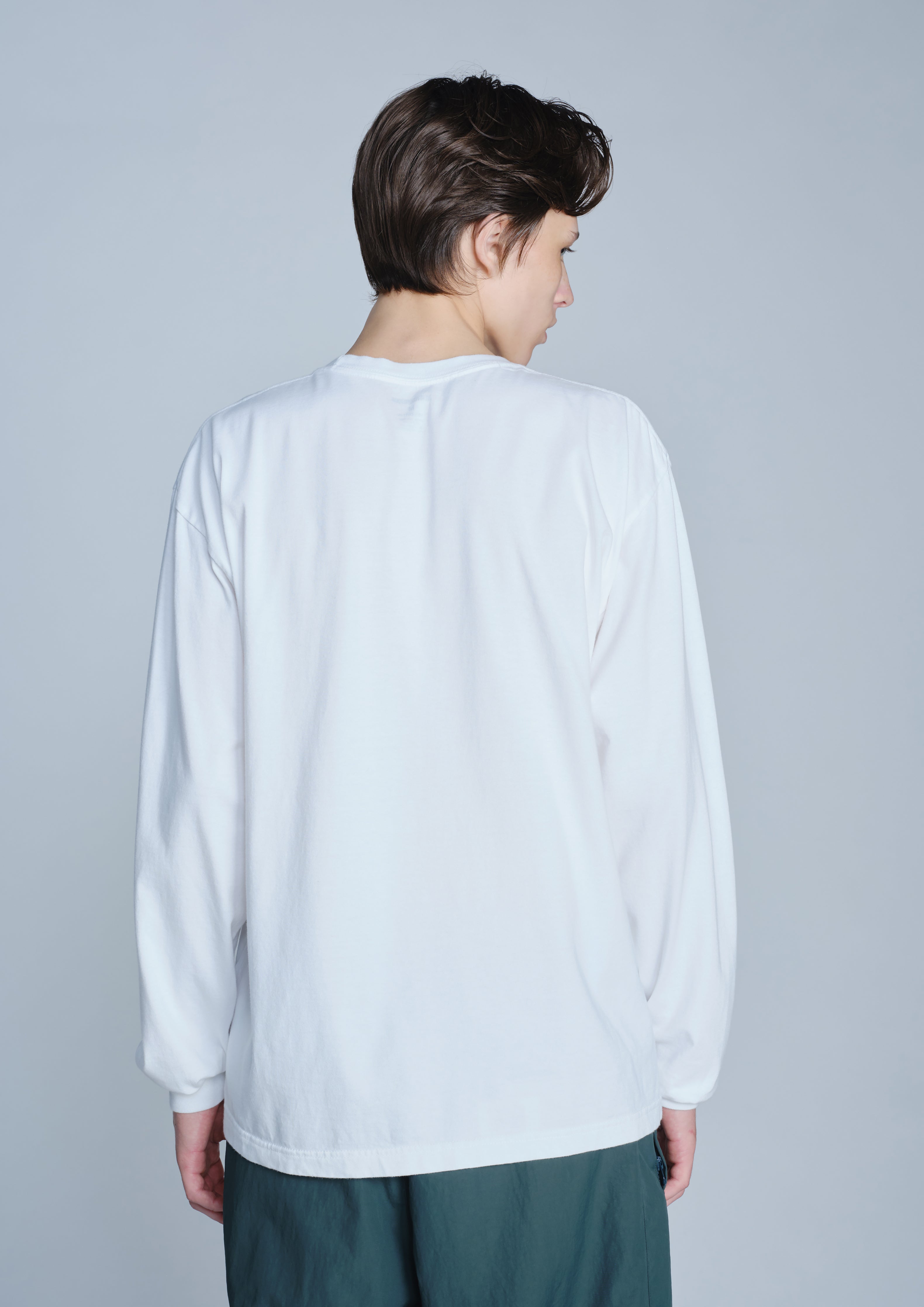 Neighborhood NH Tee LS-7 Langarmshirt Grau Grafikprint