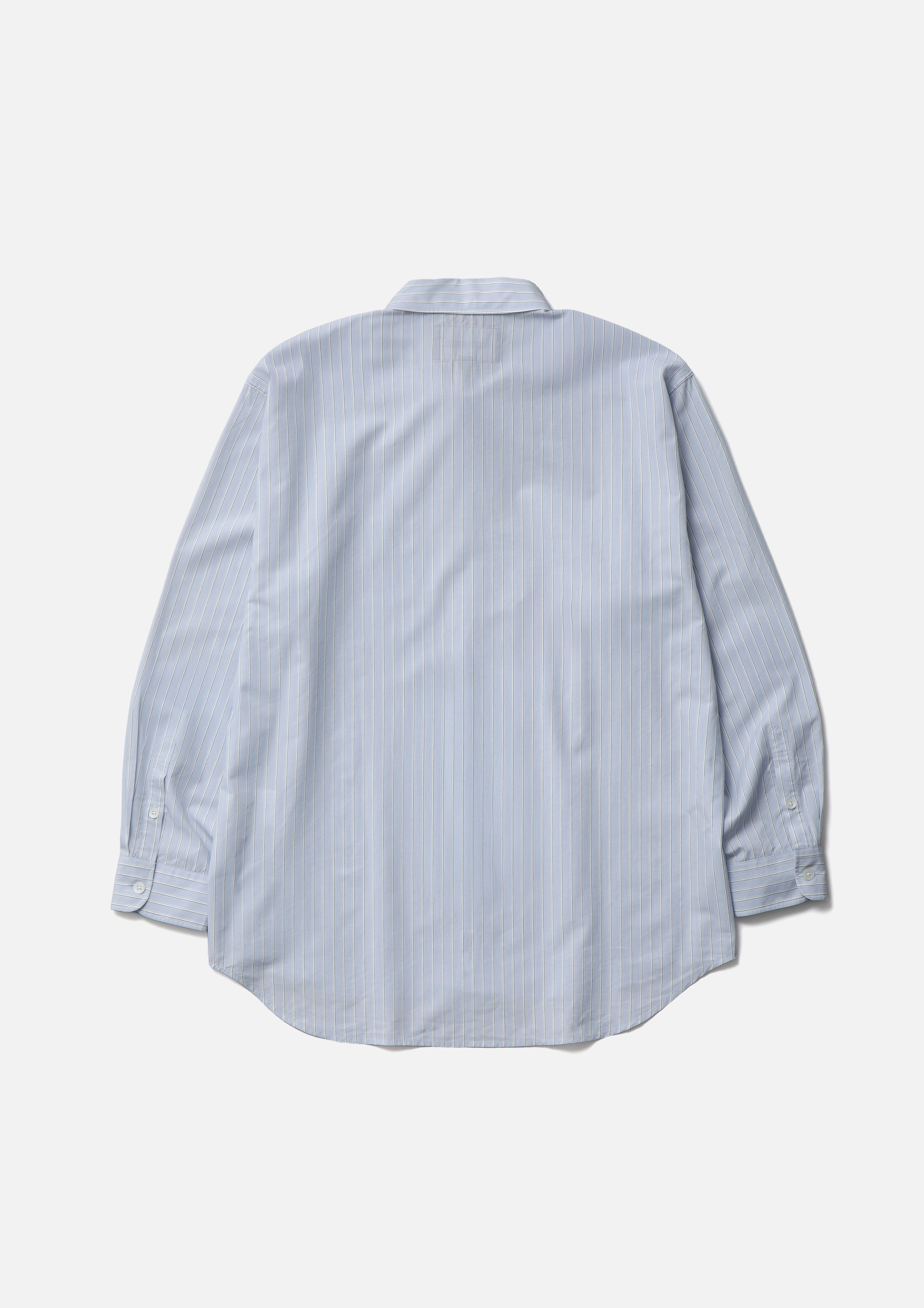 Neighborhood Stripe Shirt LS Hemd grün Streifen Baumwolle