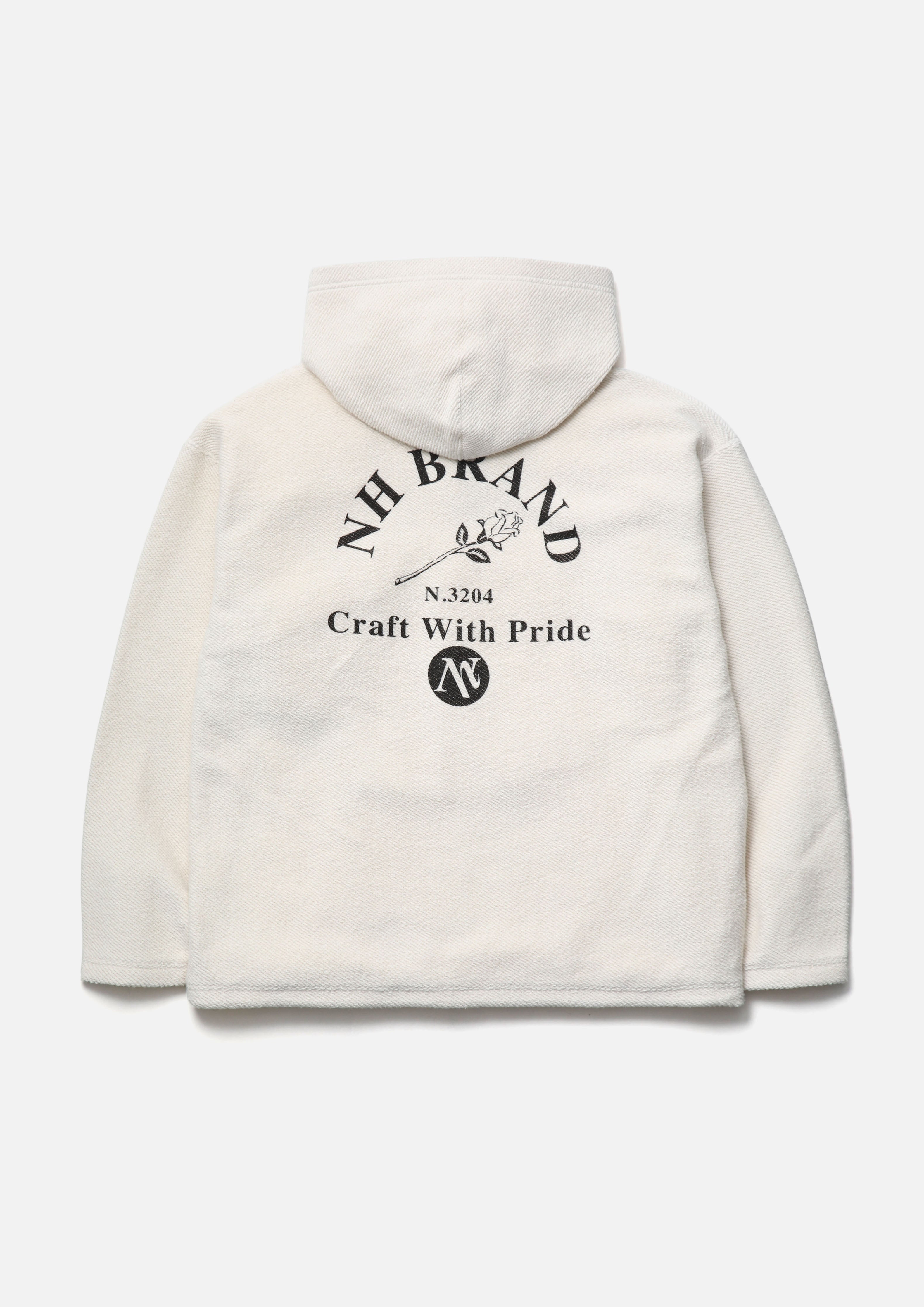 Neighborhood Baja Hoodie Kapuzenpullover Charcoal Baumwolle
