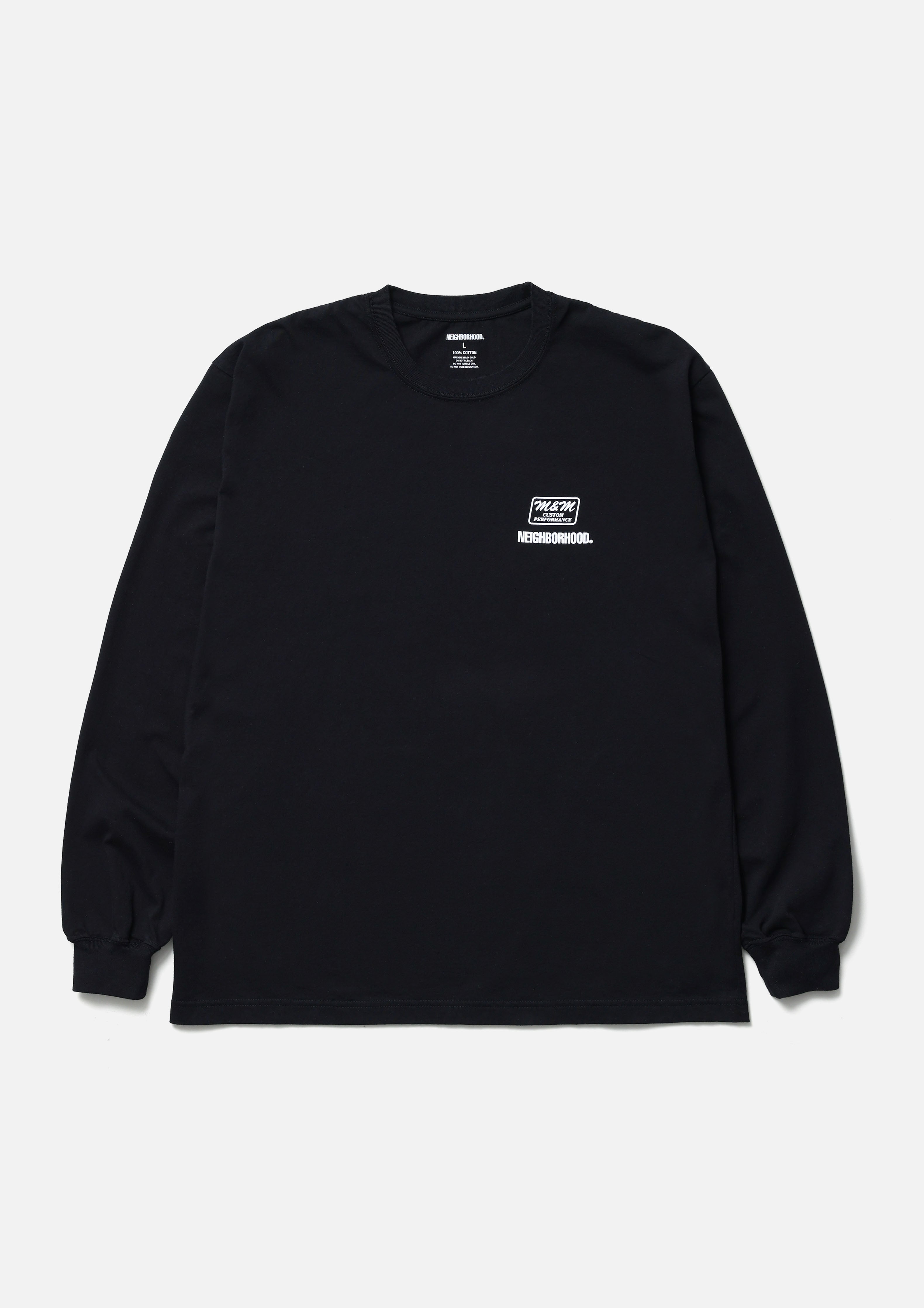 Neighborhood NH x M&M Tee LS Longsleeve Schwarz Print
