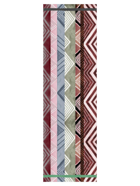 Barbieri Sciarpe Geo Schal Wolle Geometrie-Muster