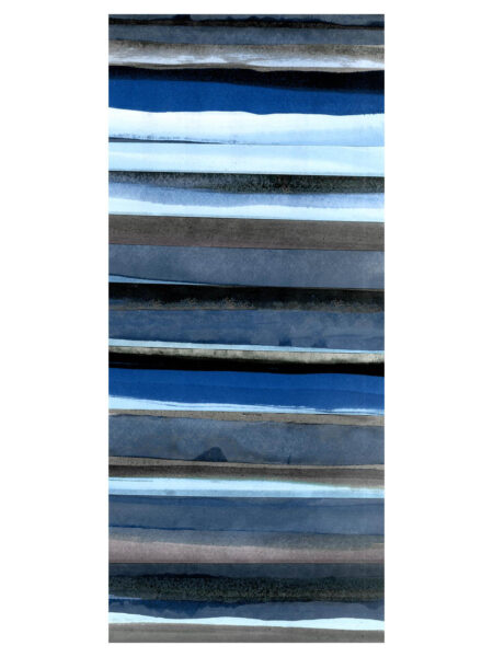 Barbieri Brush Strokes Schal Wolle Seide gemustert
