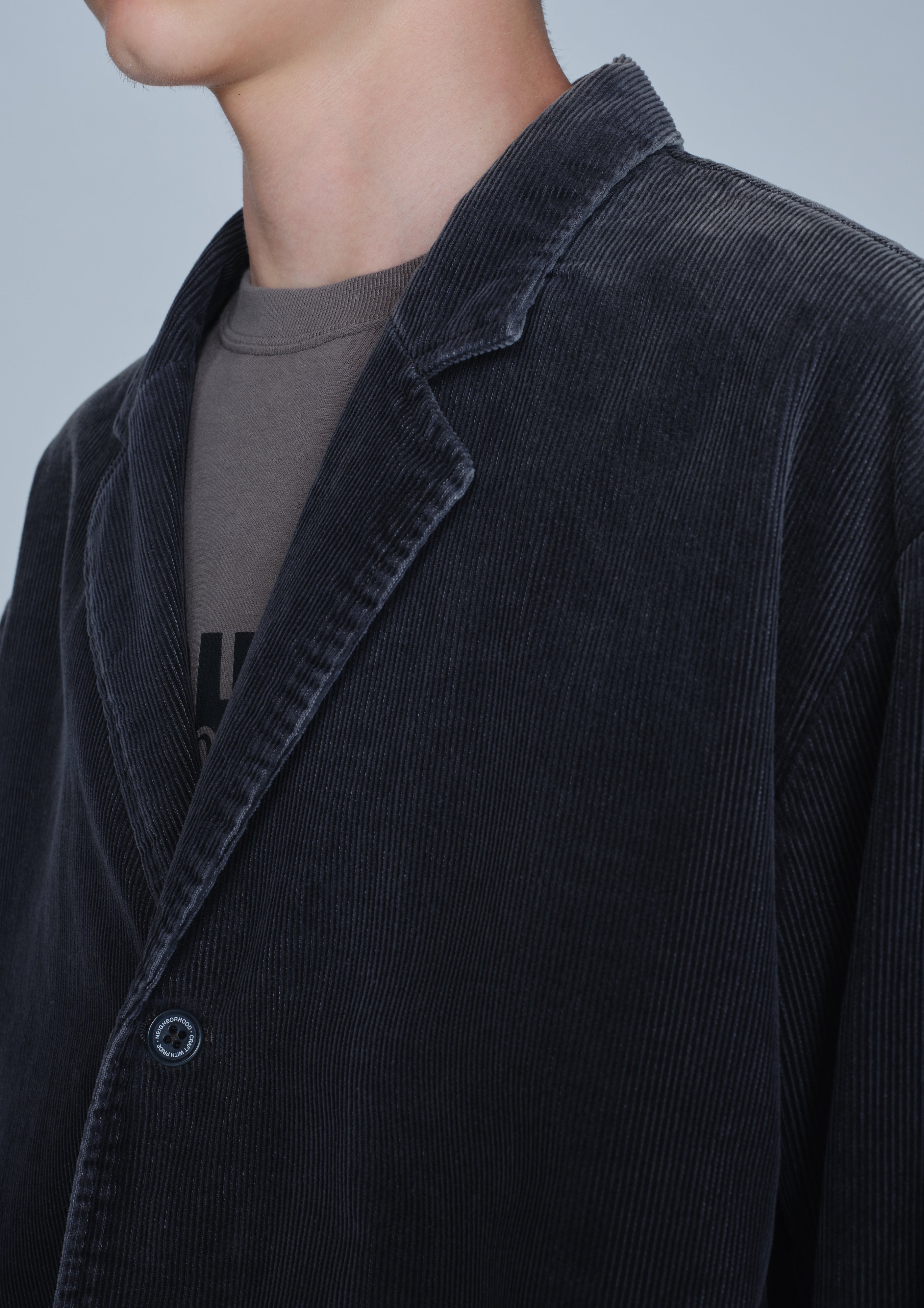 Neighborhood Washed Corduroy 3B Jacke Olive Drab Cord