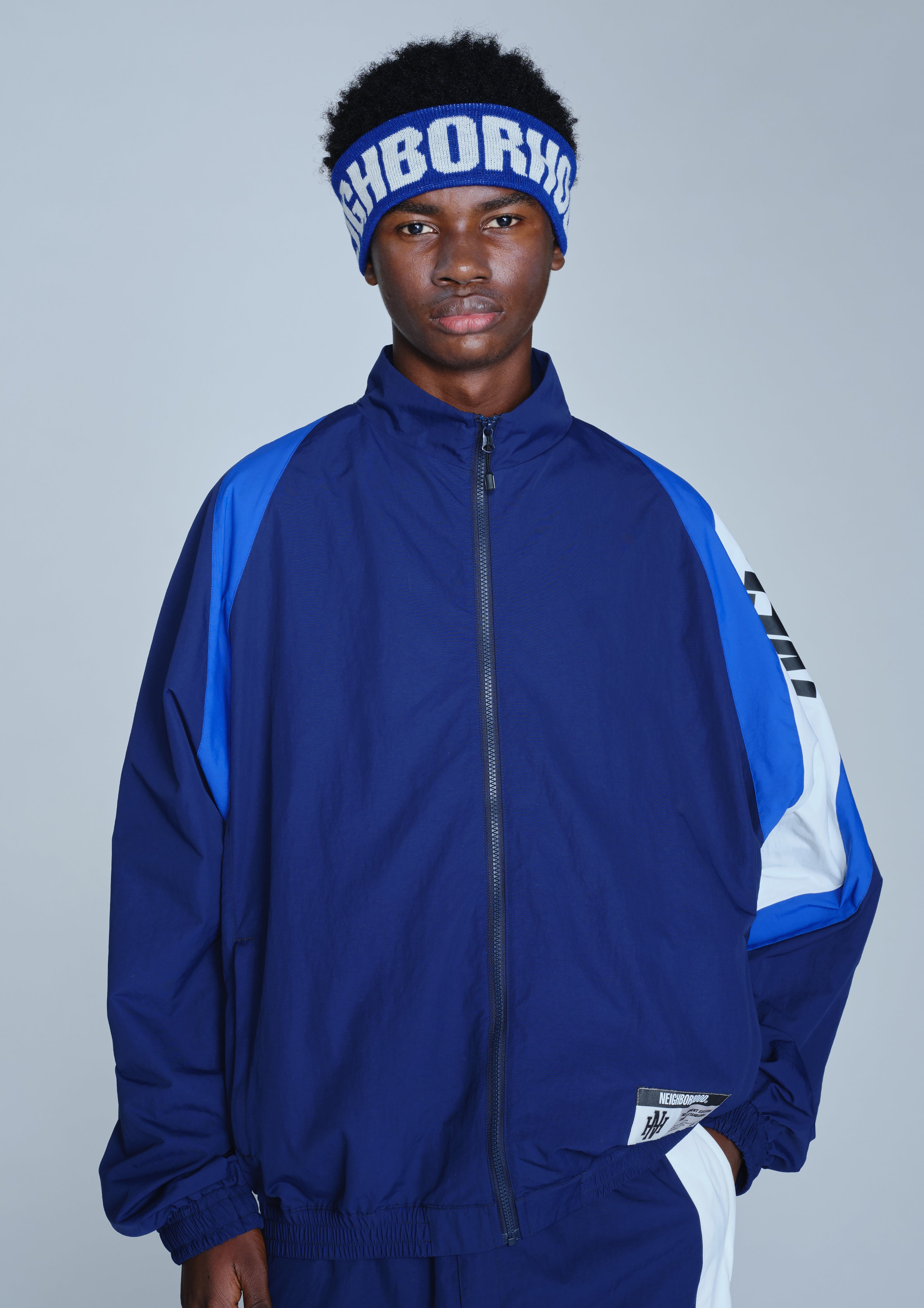 Neighborhood Track Jacket Trainingsjacke Navy Nylon