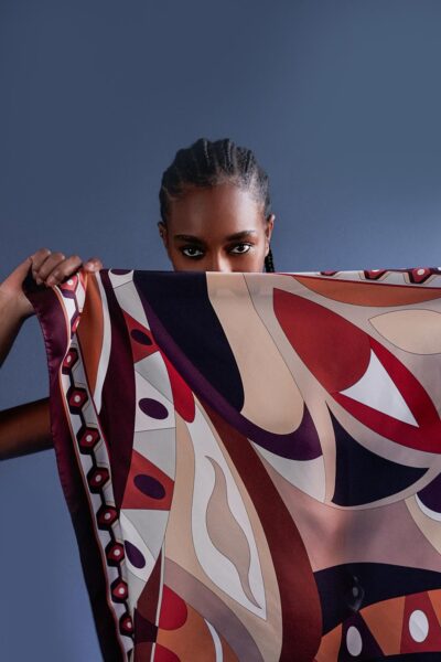 Barbieri Happy Foulard Seide Made in Italy