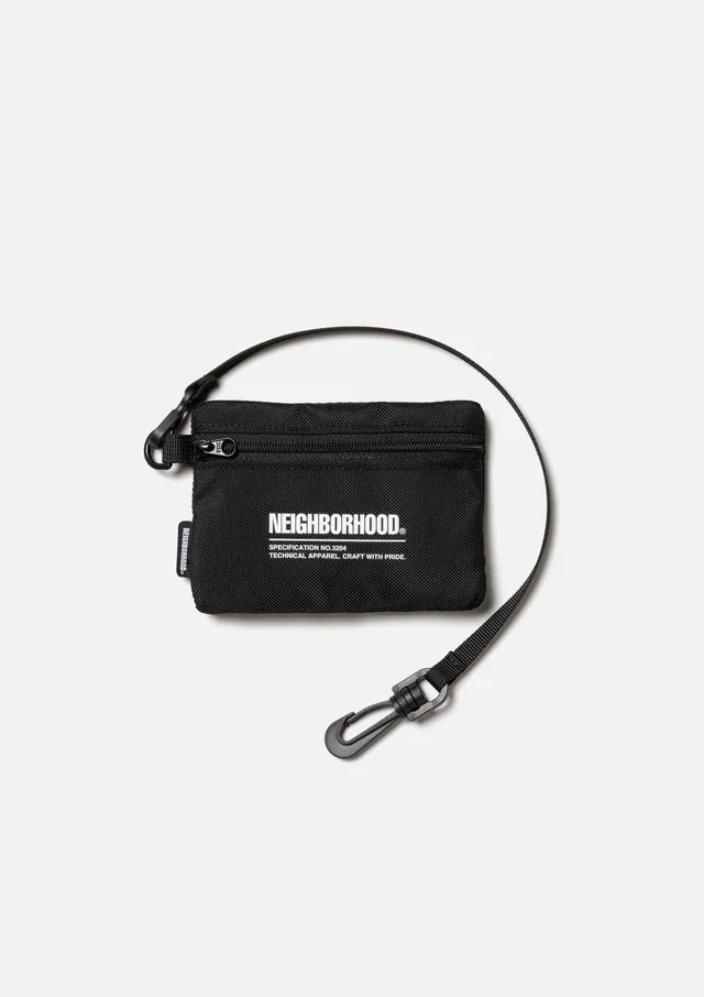 Neighborhood Accessories Coin Case Münzbeutel Schwarz Nylon