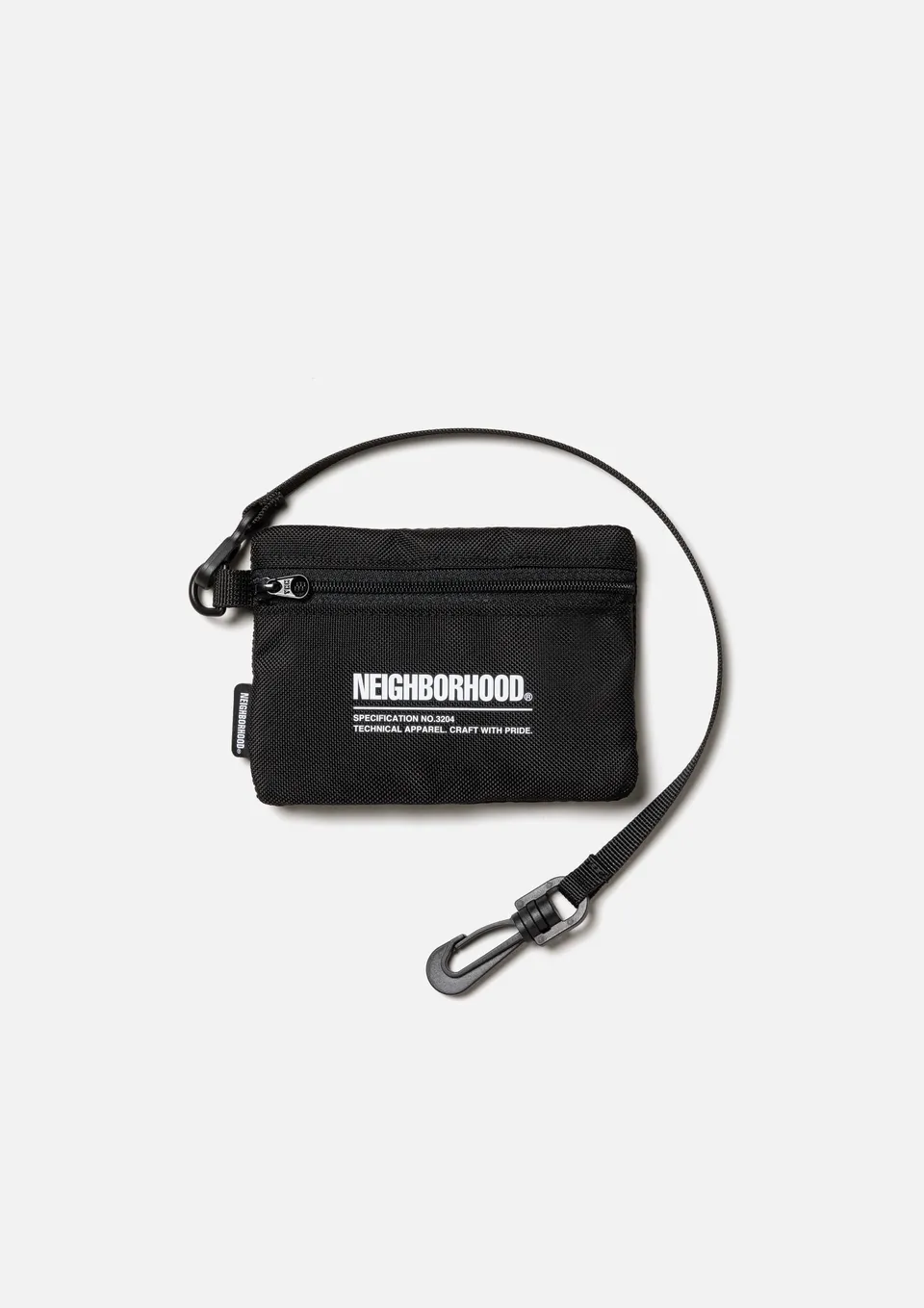 Neighborhood Accessories Coin Case Münzbeutel Schwarz Nylon