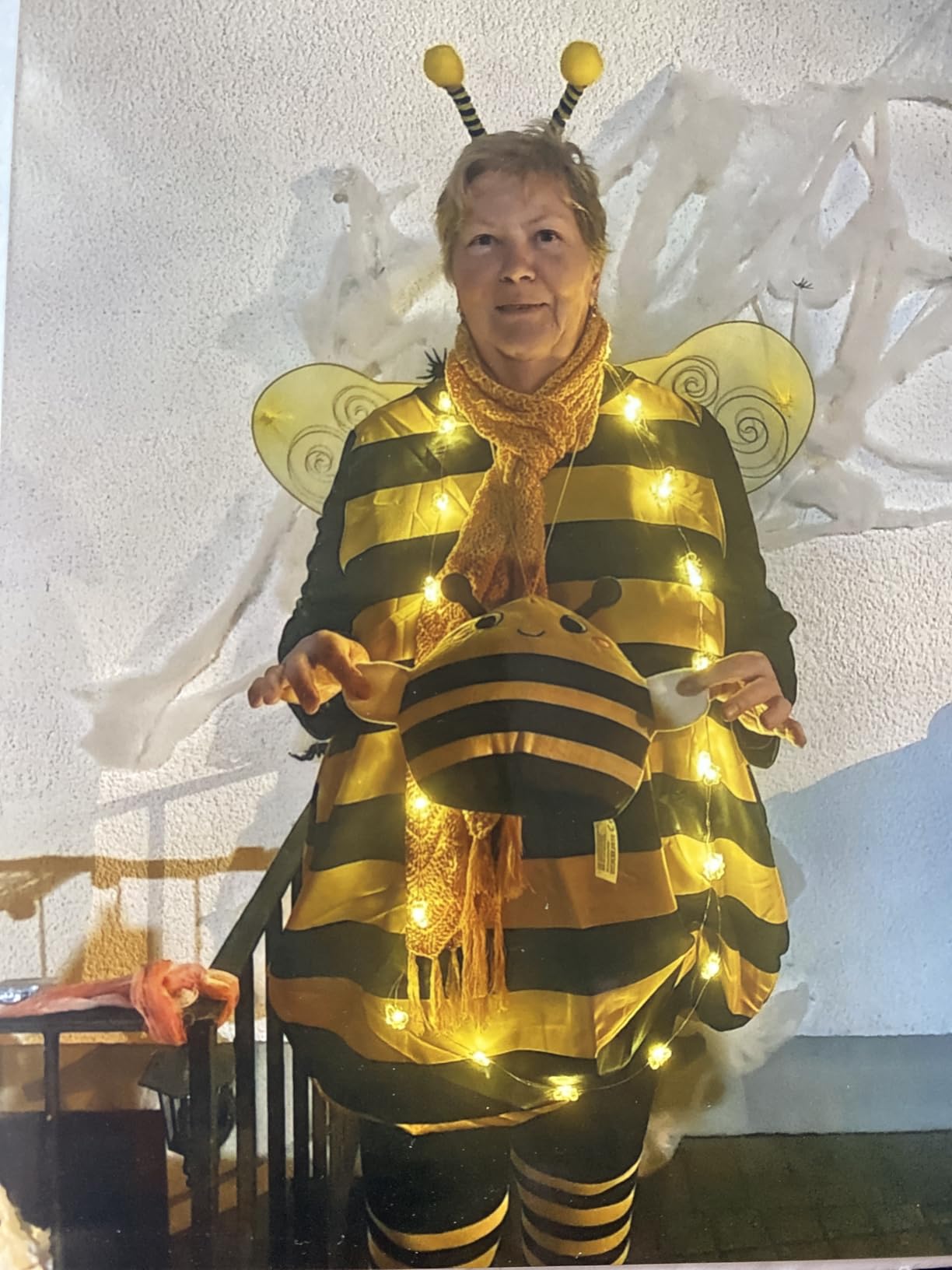 Fairycos Biene Kostüm Damen 46-48 Große Größen