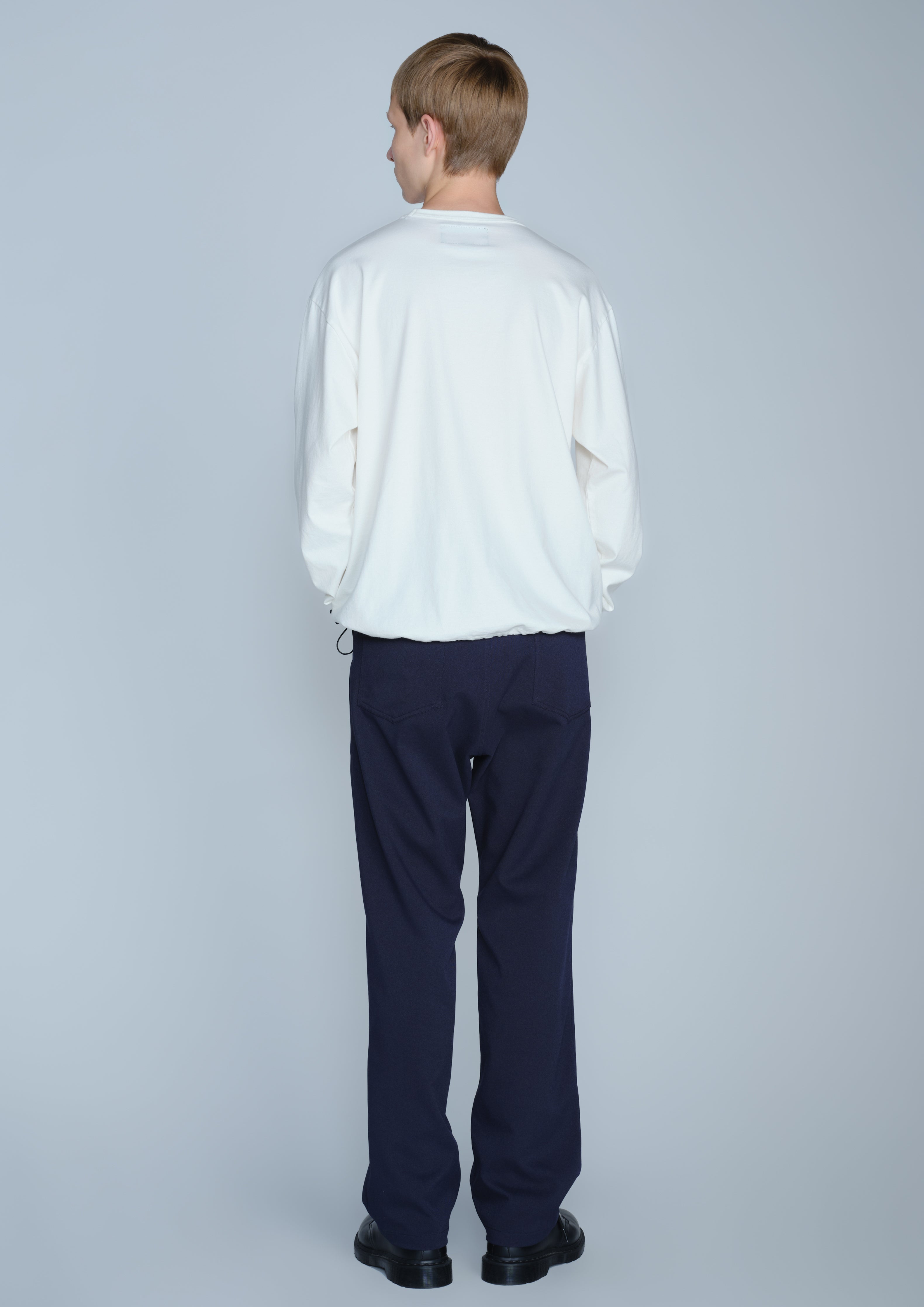Neighborhood Map Crewneck LS Langarmshirt Schwarz Baumwolle