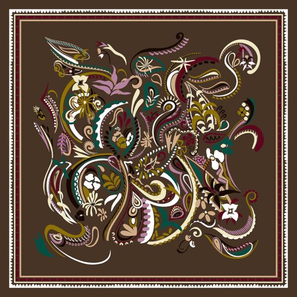 Barbieri Foulard Creative Seidentuch 90x90 Seide