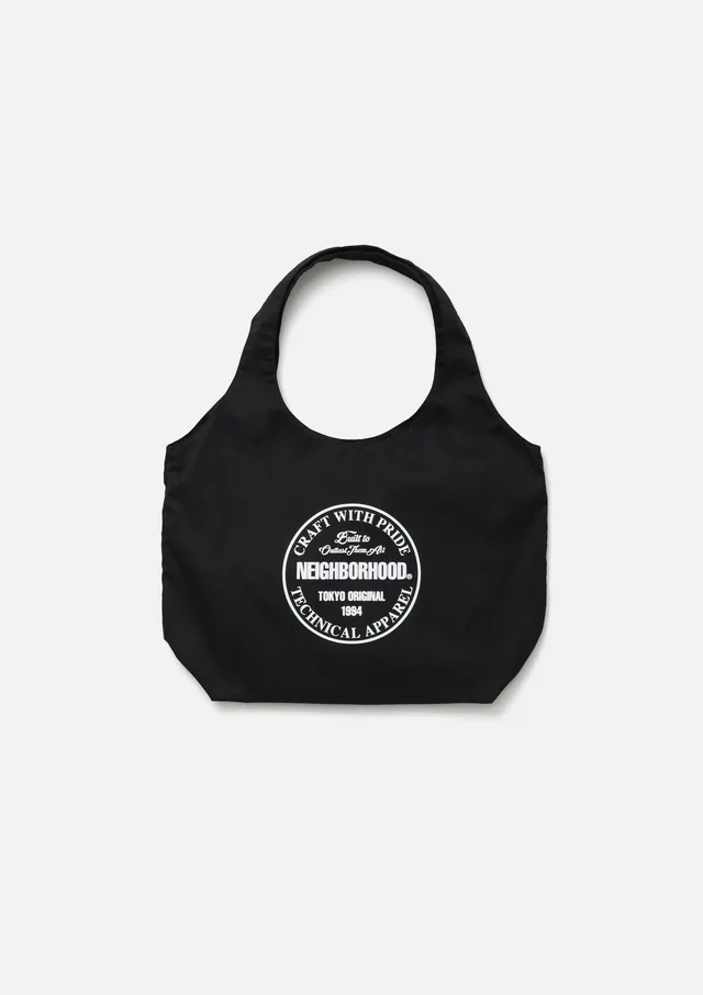 Neighborhood Logo Monk Bag Tasche Schwarz TC-Twill