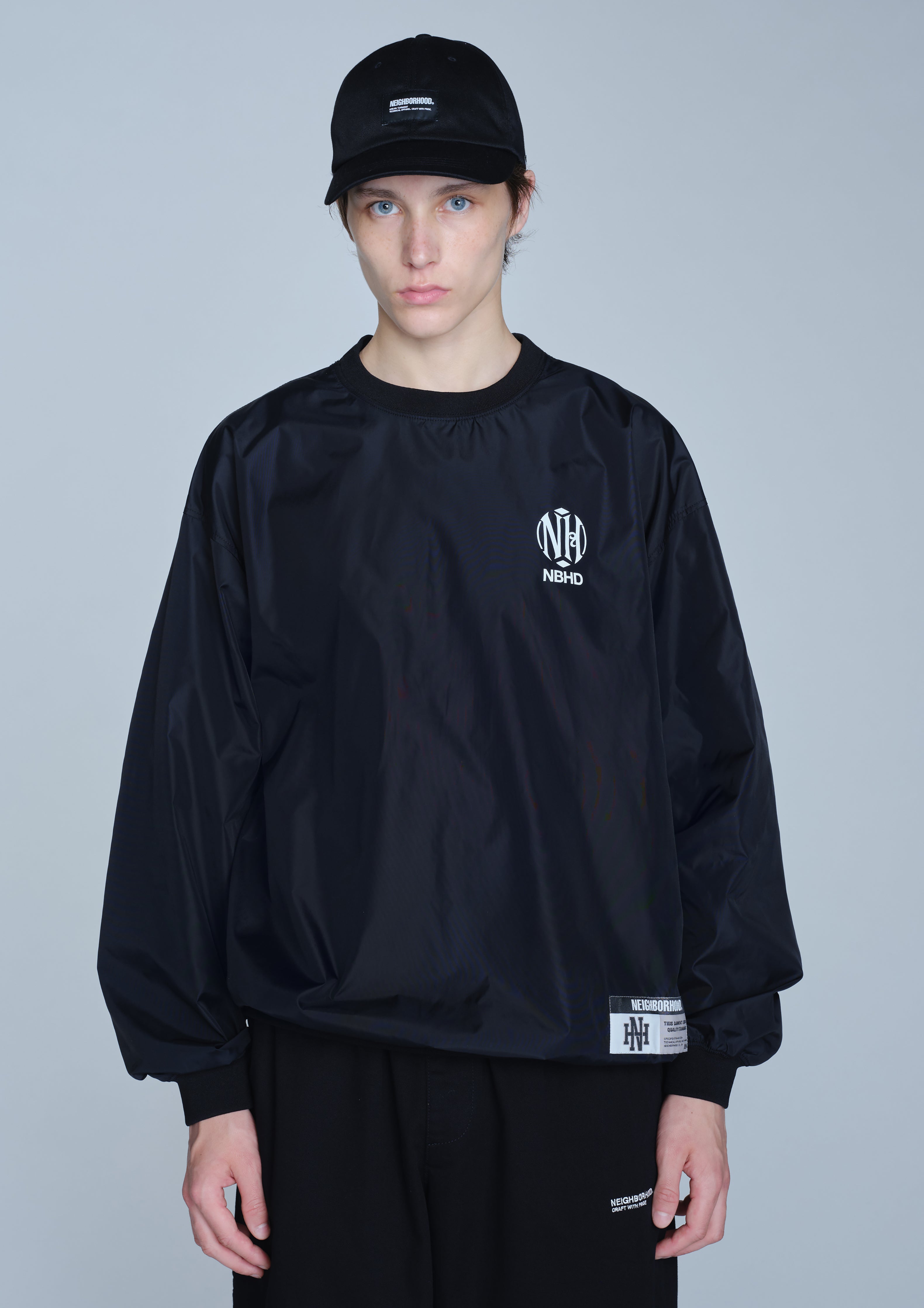 Neighborhood Pullover Shirt LS Hemd Schwarz