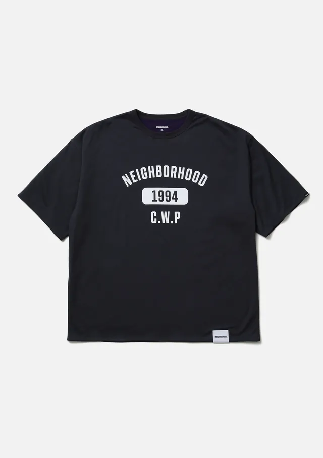 Neighborhood Reversible Crewneck SS T-Shirt Schwarz Wende