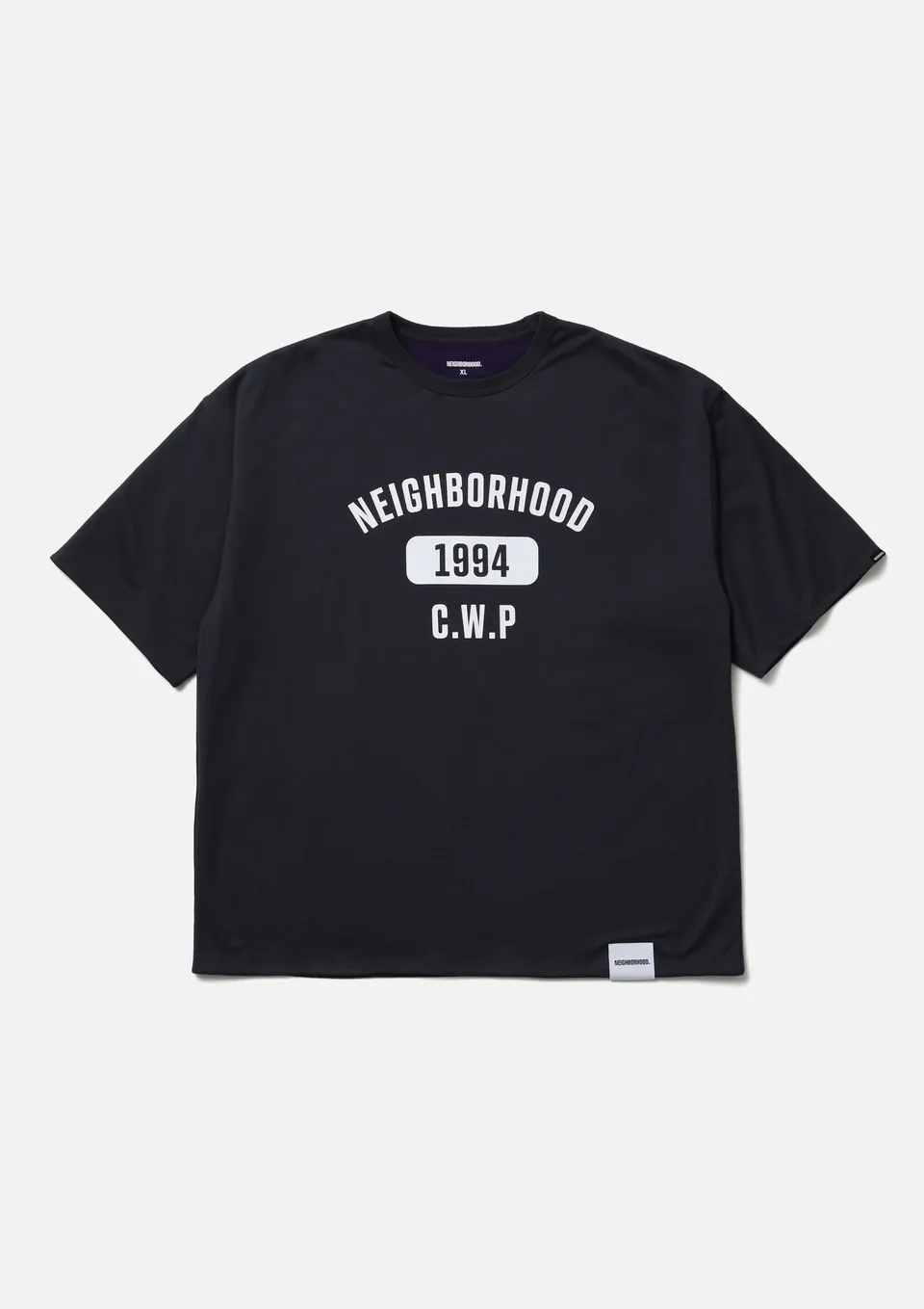 Neighborhood Reversible Crewneck SS T-Shirt Schwarz Wende
