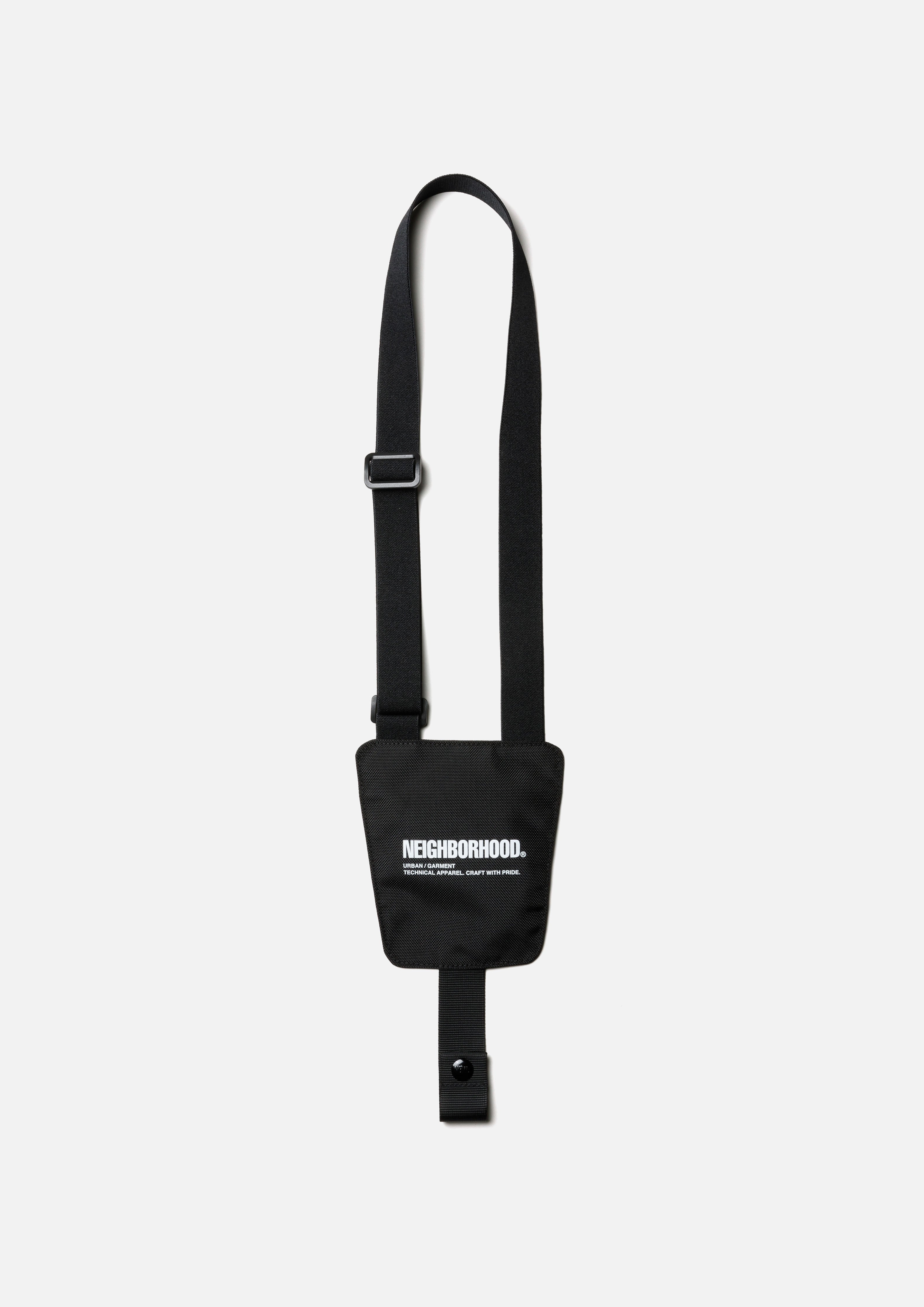 Neighborhood CI Luggage Hold Band Kofferband Schwarz verstellbar