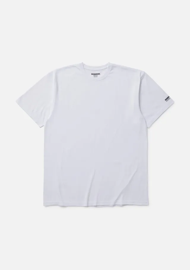Neighborhood Classic 2Pack Tee SS T-Shirt Weiß 2er-Pack Baumwolle