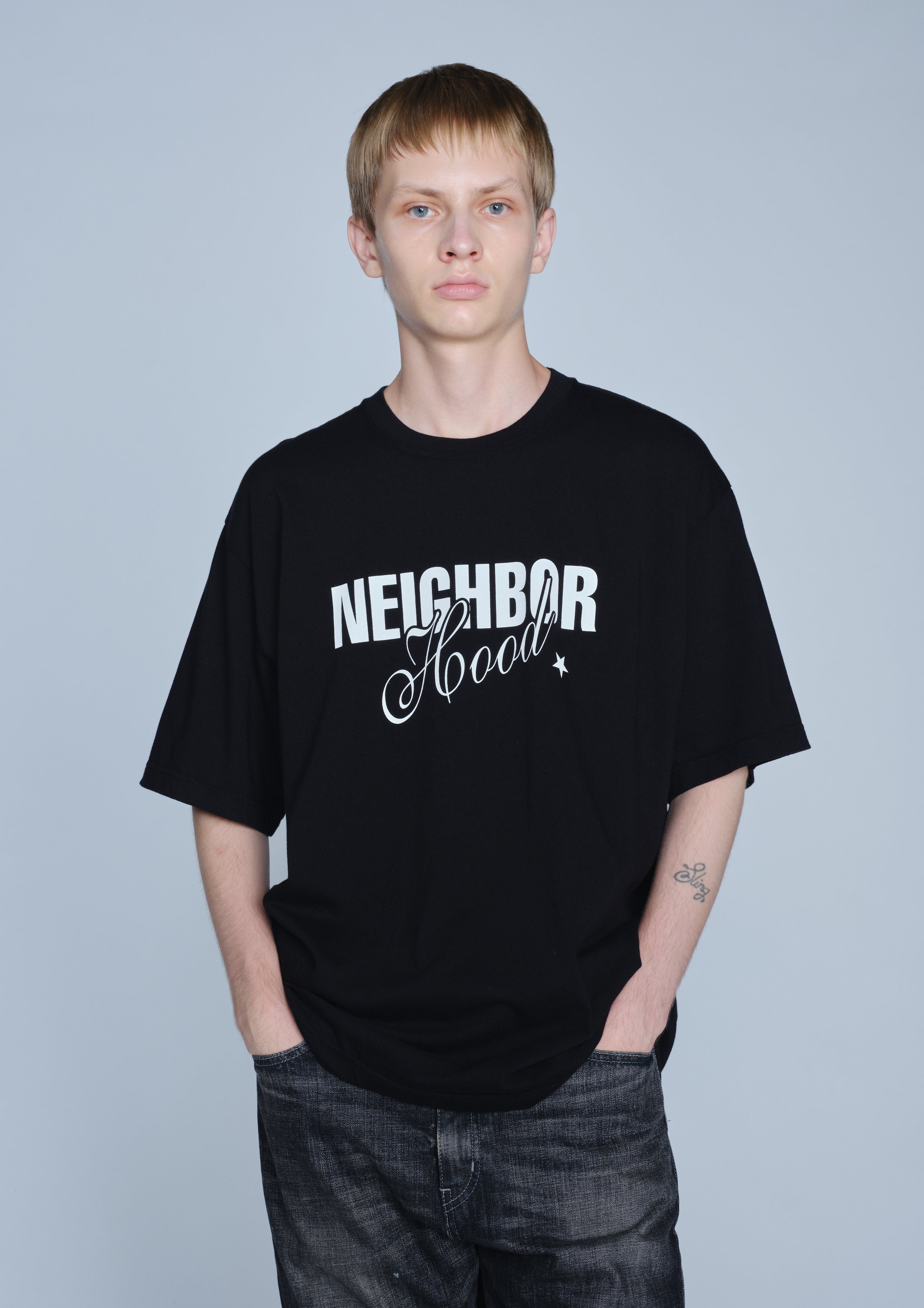Neighborhood NH Tee SS-9 T-Shirt Braun M Baumwolle