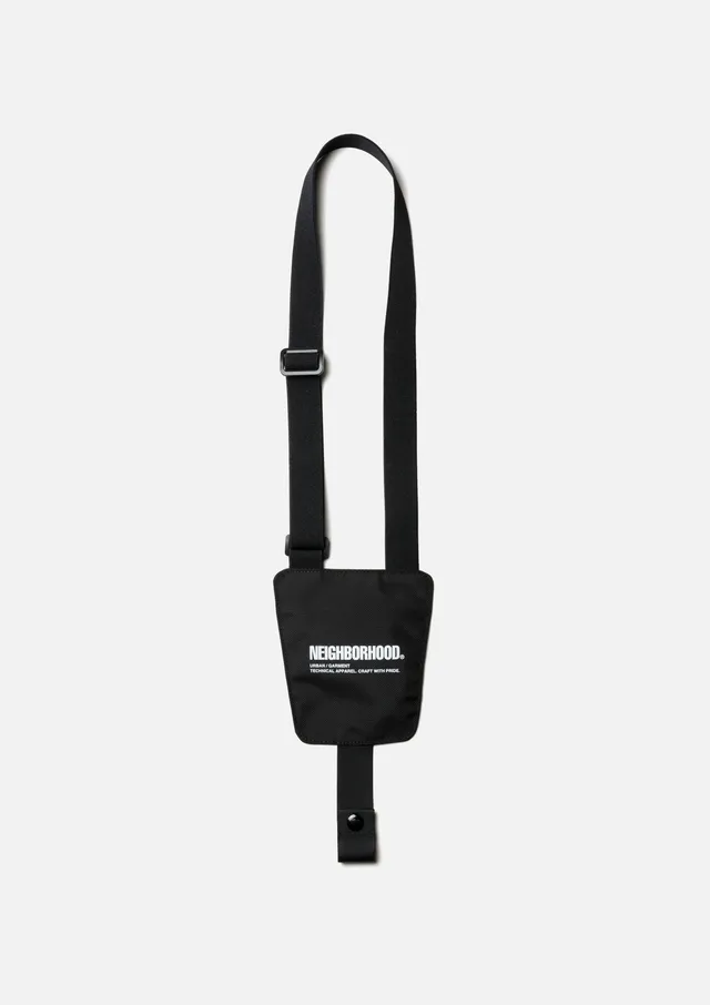 Neighborhood CI Luggage Hold Band Kofferband Schwarz verstellbar