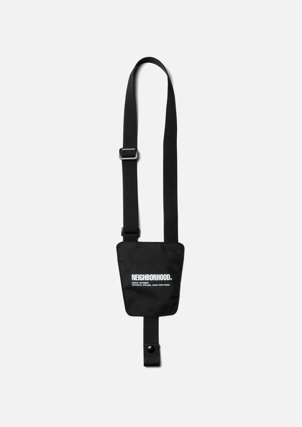 Neighborhood CI Luggage Hold Band Kofferband Schwarz verstellbar
