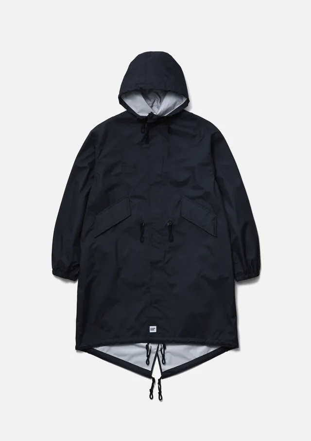 Neighborhood Map 3Layer Shell Coat Mantel Schwarz Wasserdicht