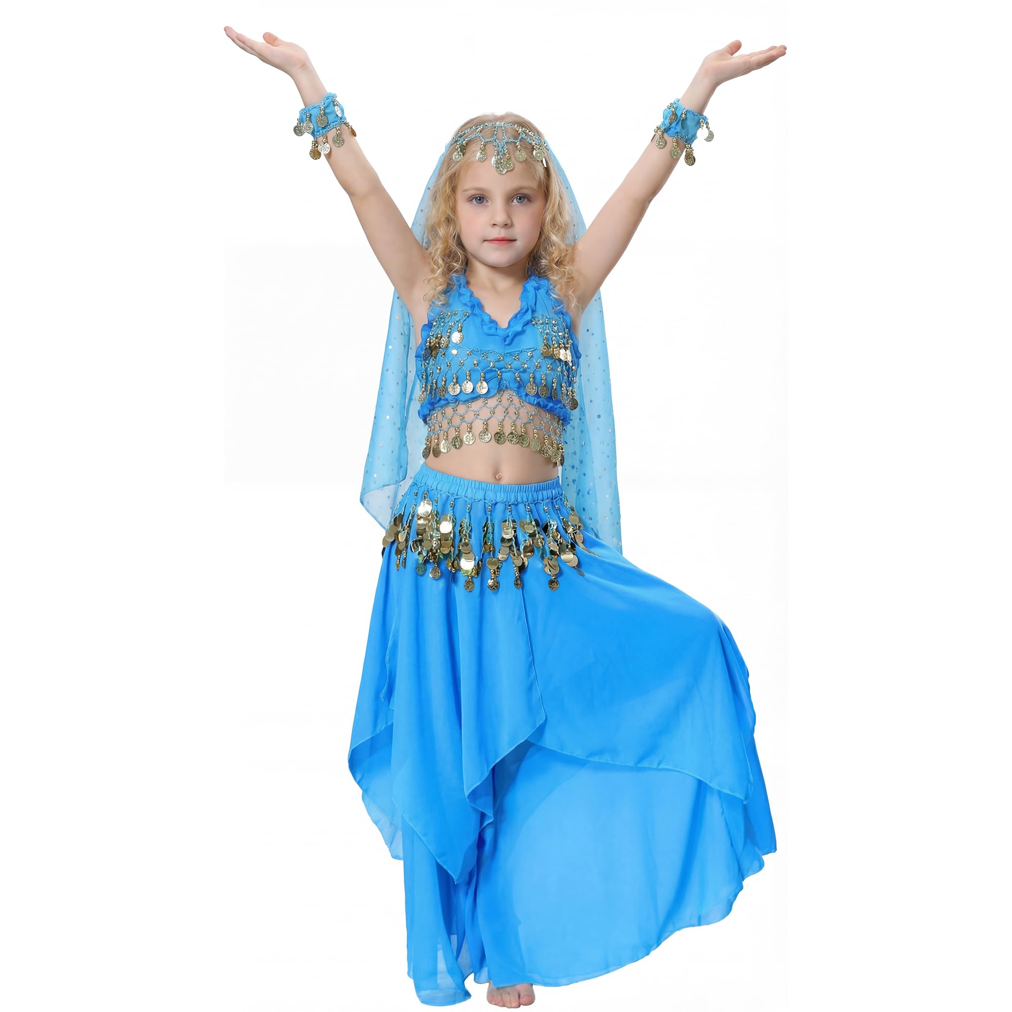 Fairycos Bauchtänzerin Kostüm Kinder 1001 Nacht Mädchen