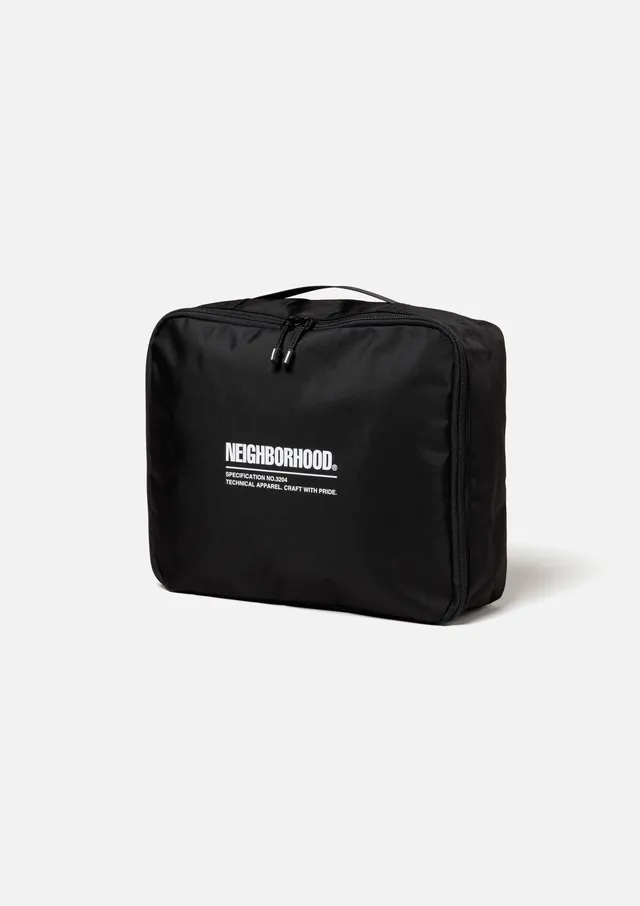 Neighborhood Travel Pouch-M Kulturtasche Schwarz Nylon